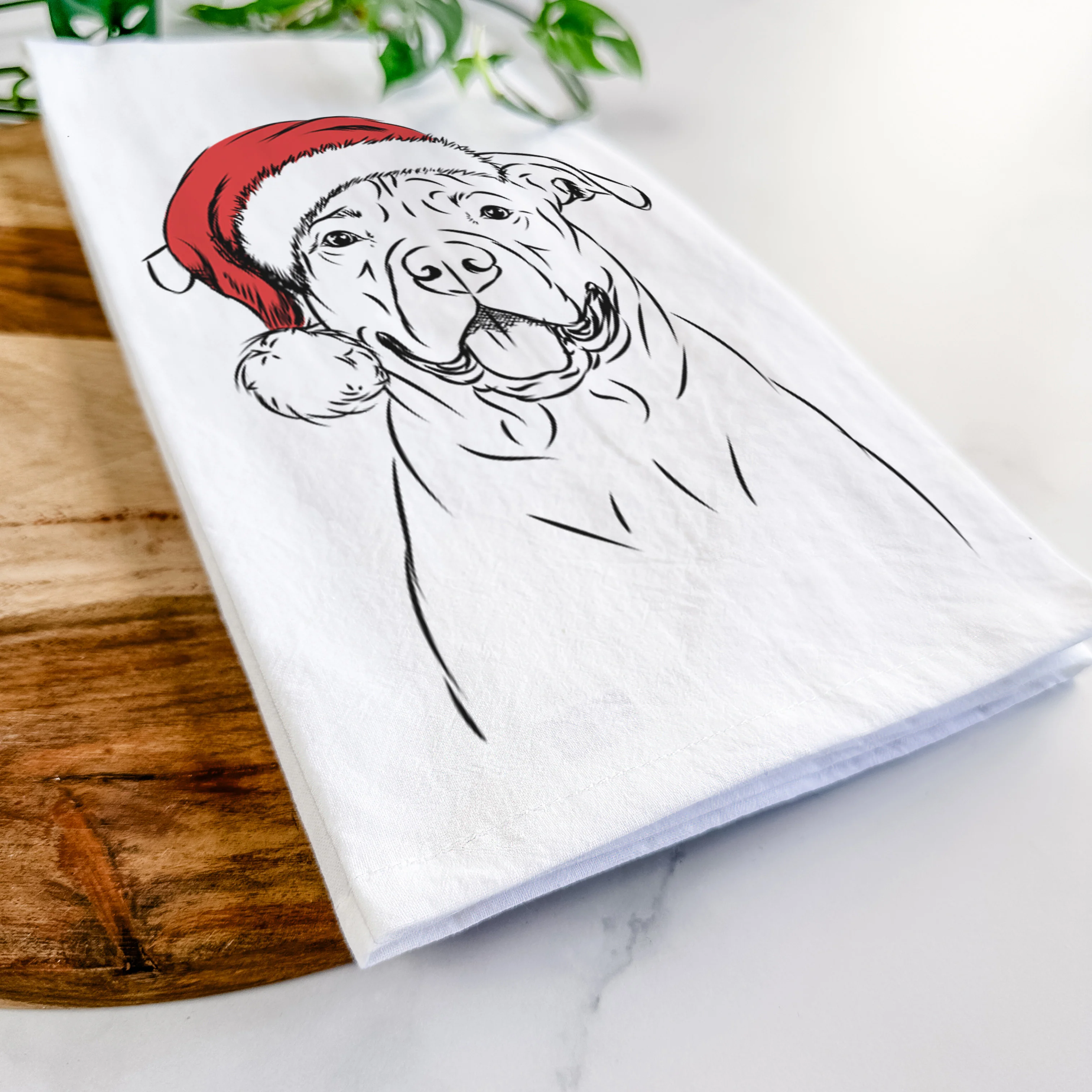 Timmy the Mixed Breed Tea Towel - Image 9
