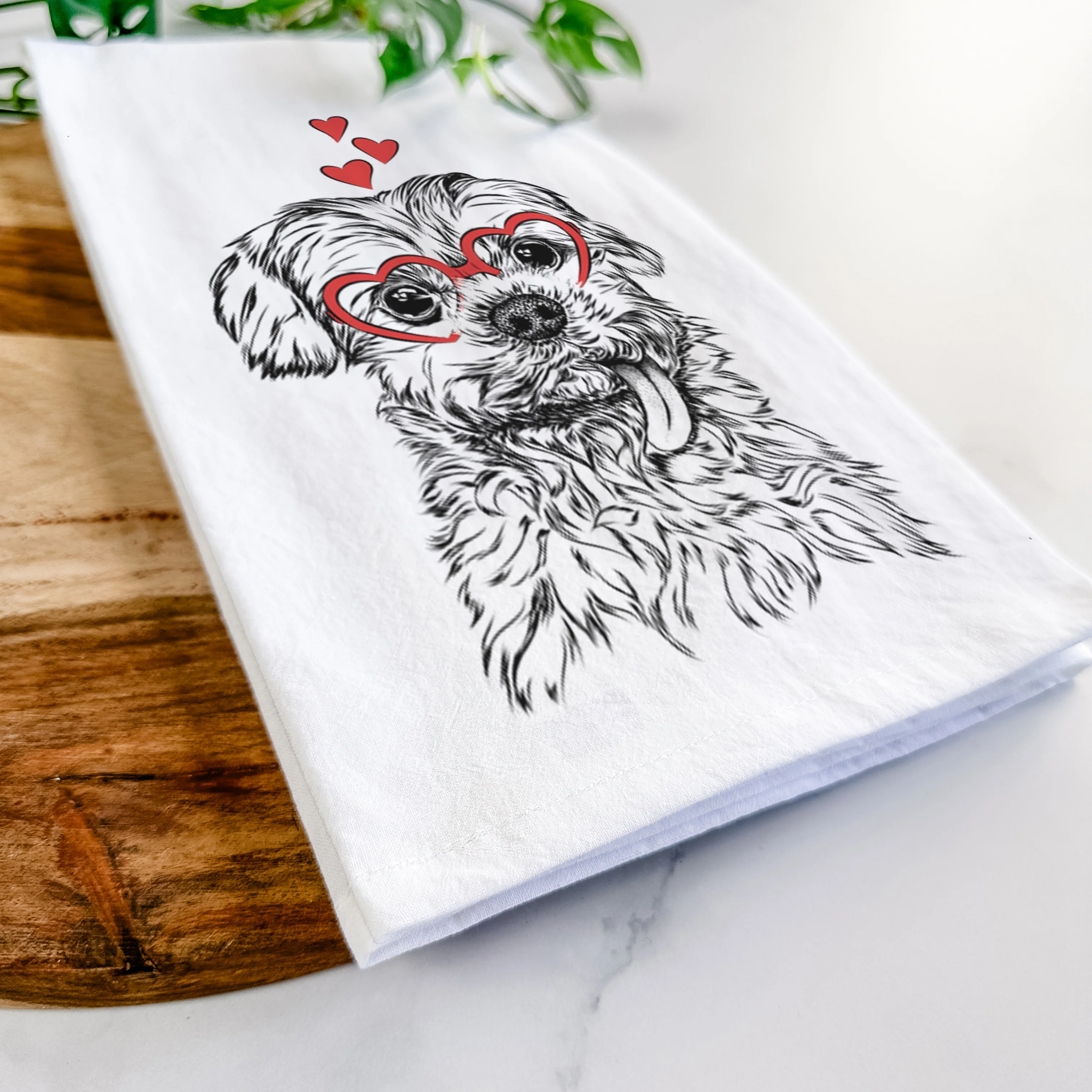 Tiny Titan the Shih Tzu Tea Towel - Image 7