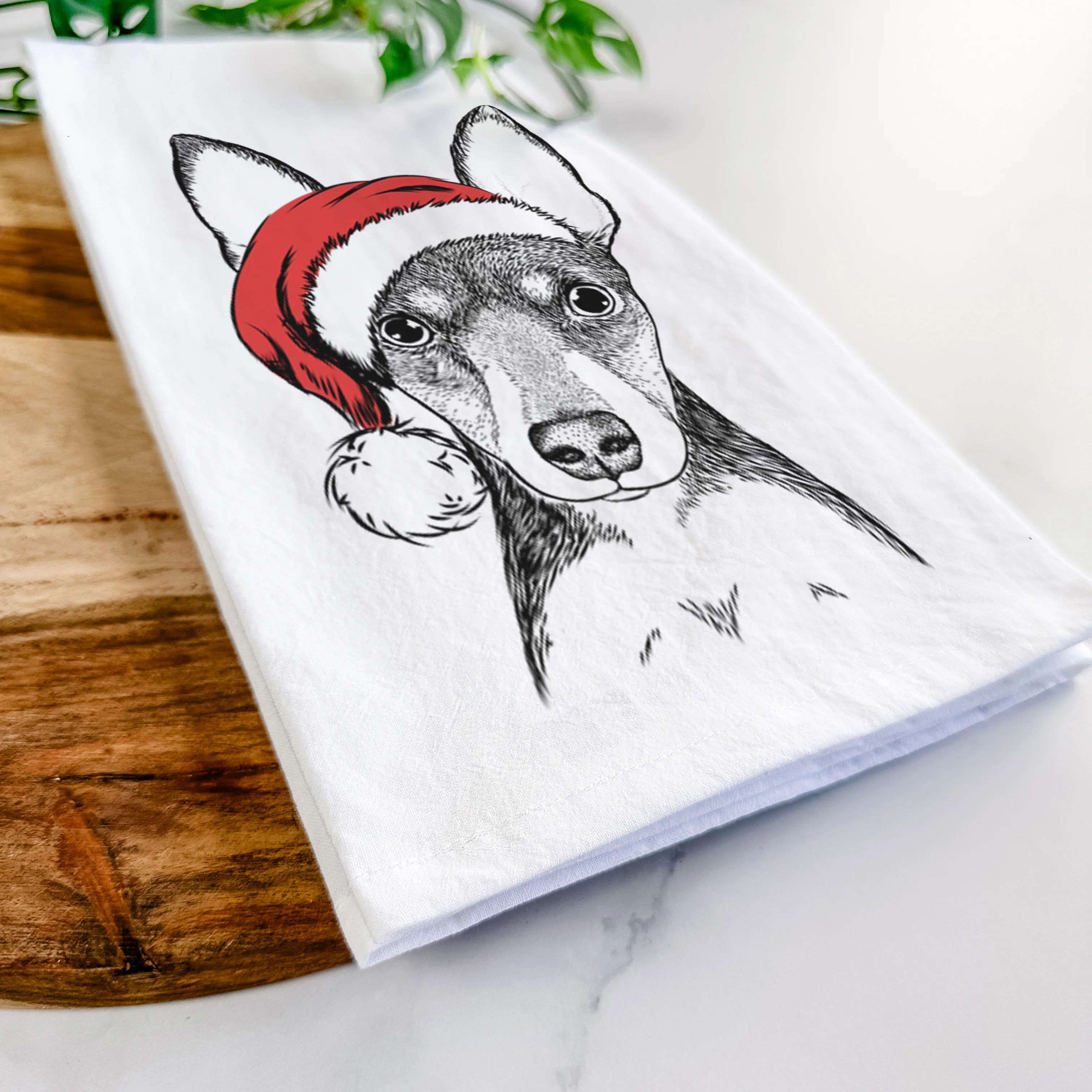 Tiny the Toy Fox Terrier Tea Towel - Image 9
