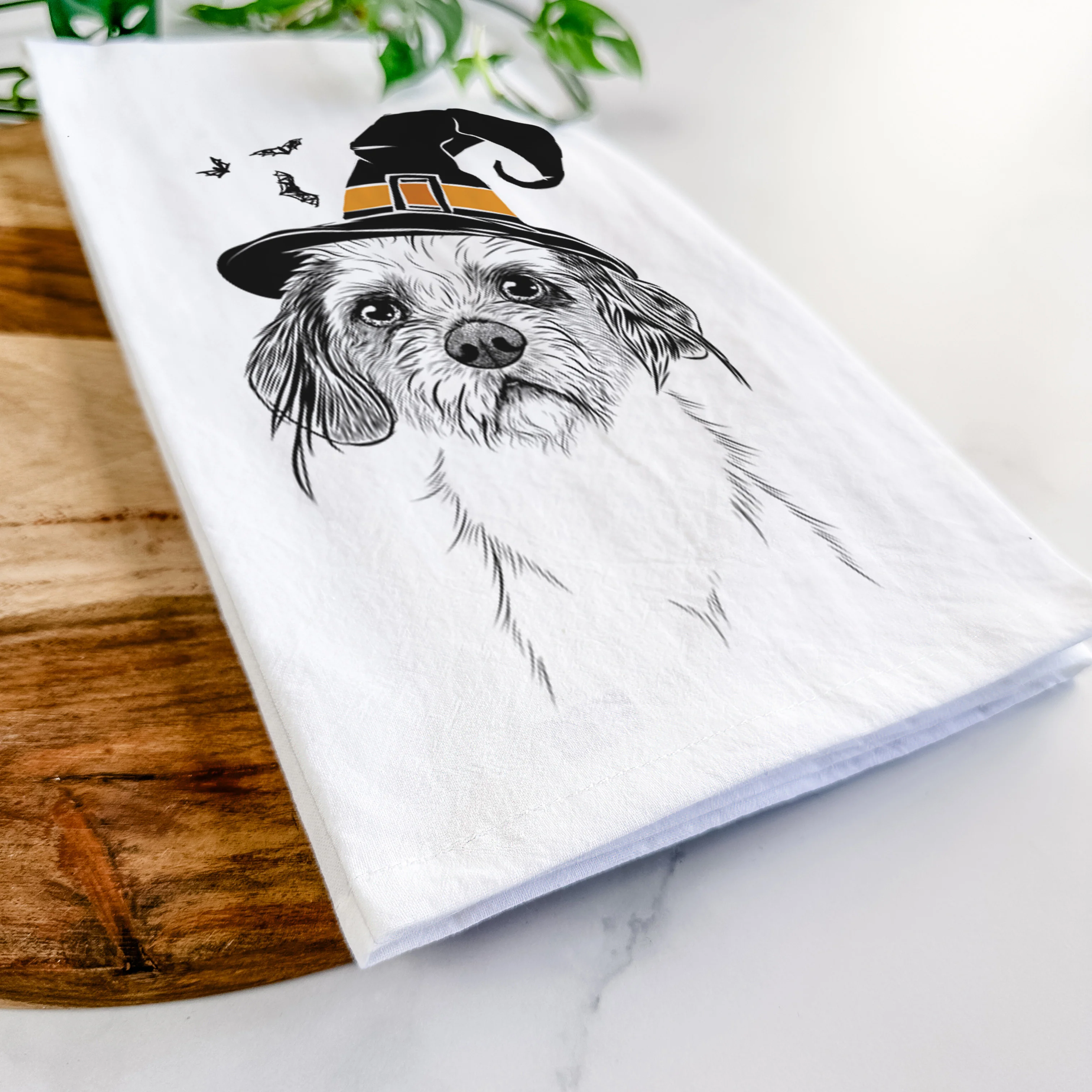 Tiny Tucker the Mixed Breed Tea Towel - Image 8