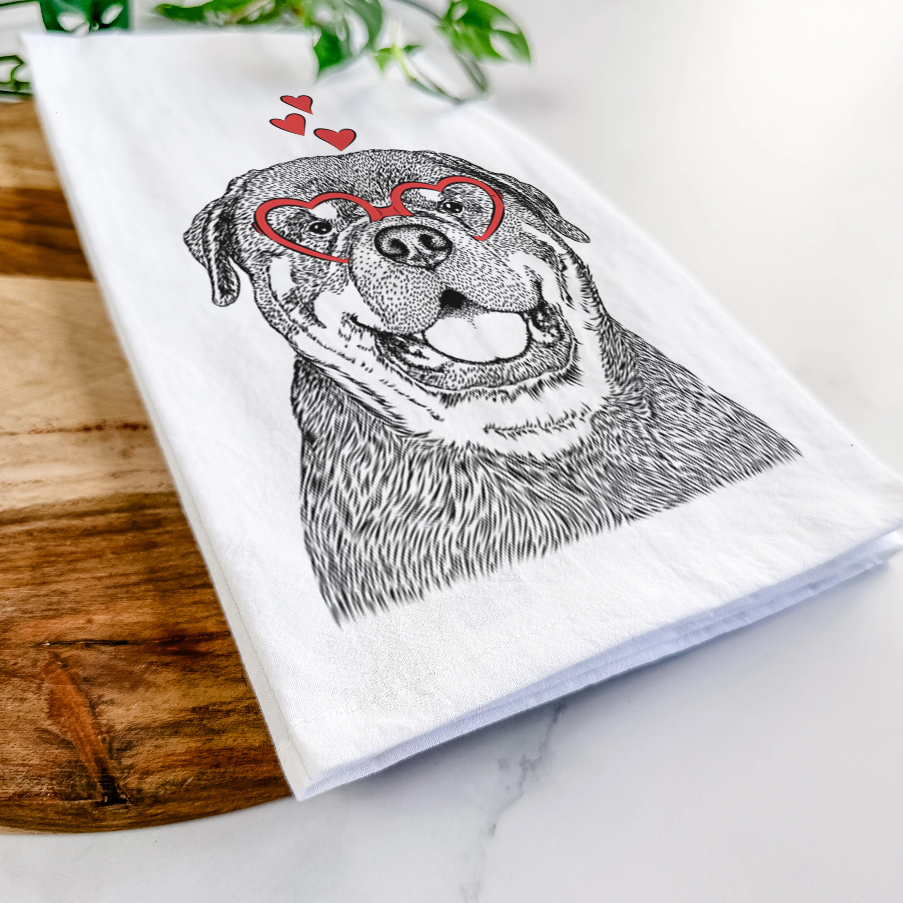 Titan the Rottweiler Tea Towel - Image 7