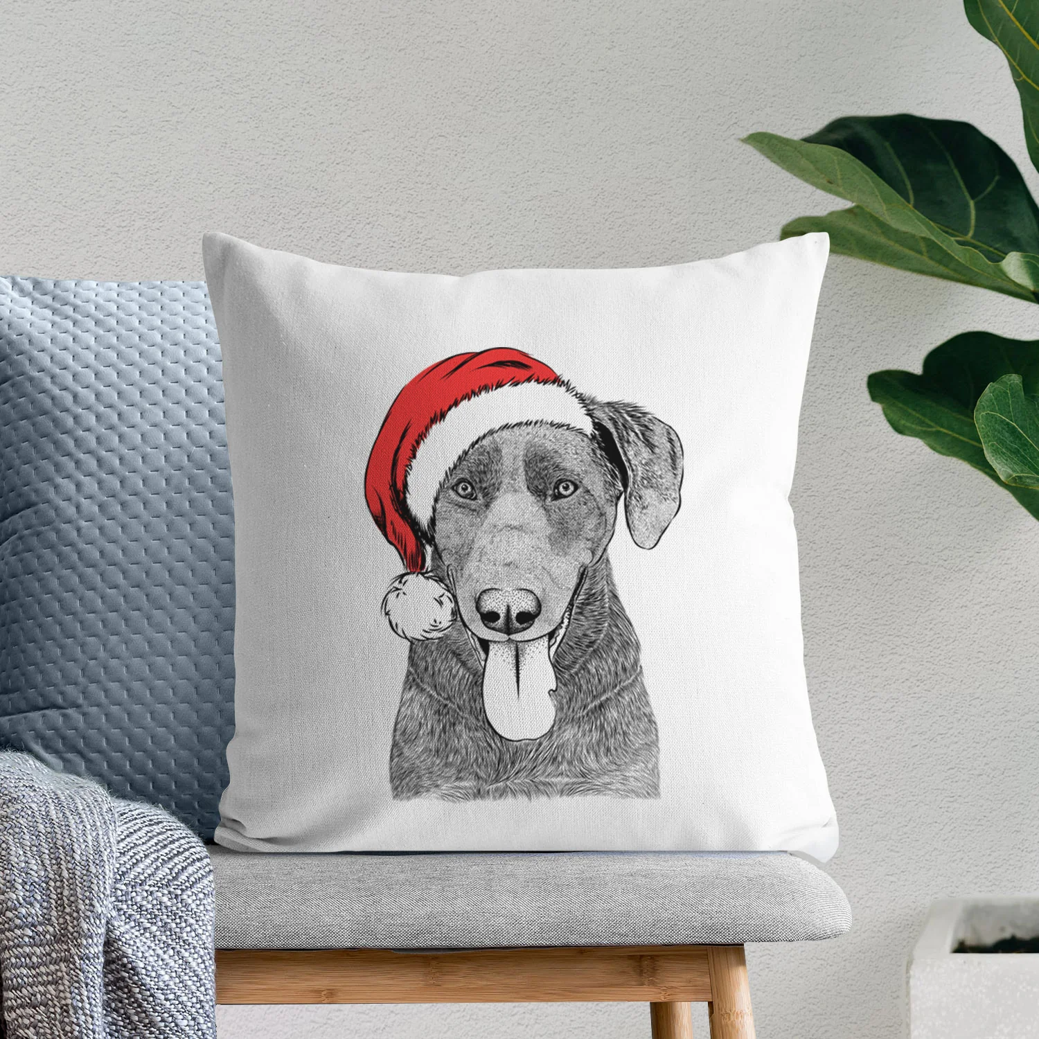 Tobes the Chocolate Lab - Throw Pillow Cover - Image 10