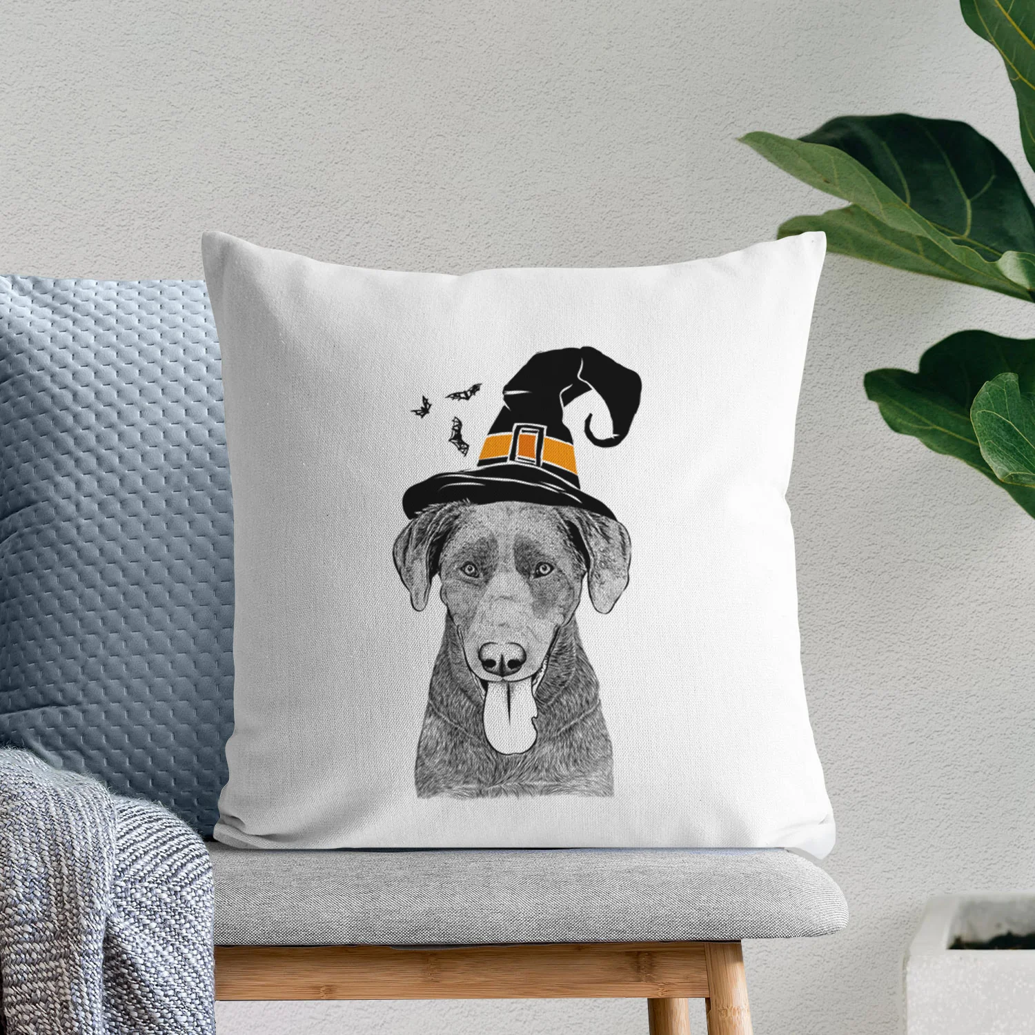 Tobes the Chocolate Lab - Throw Pillow Cover - Image 8