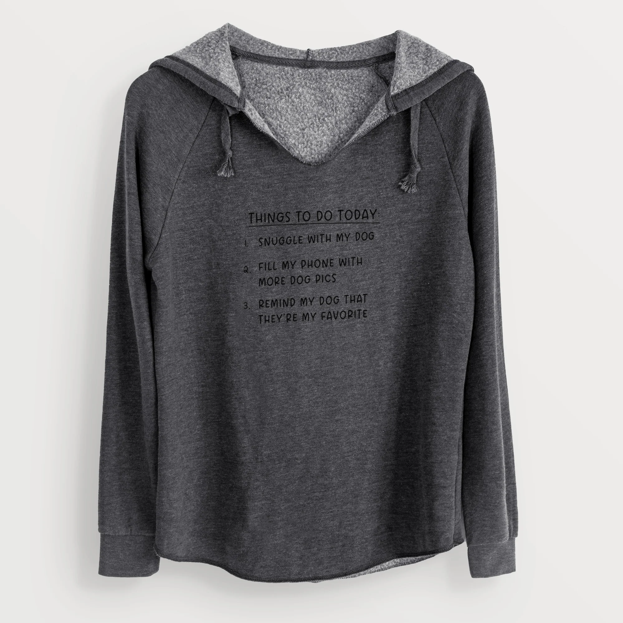Things to Do Today - Snuggle with Dog - Cali Wave Hooded Sweatshirt - Image 9