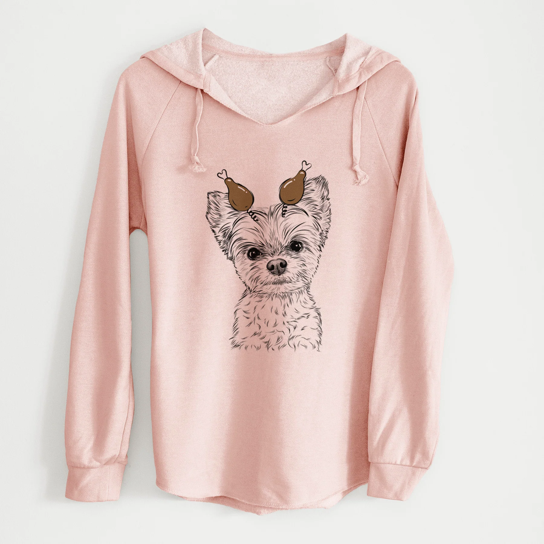 Thanksgiving Chance the Yapper the Yorkshire Terrier - Cali Wave Hooded Sweatshirt - Image 5