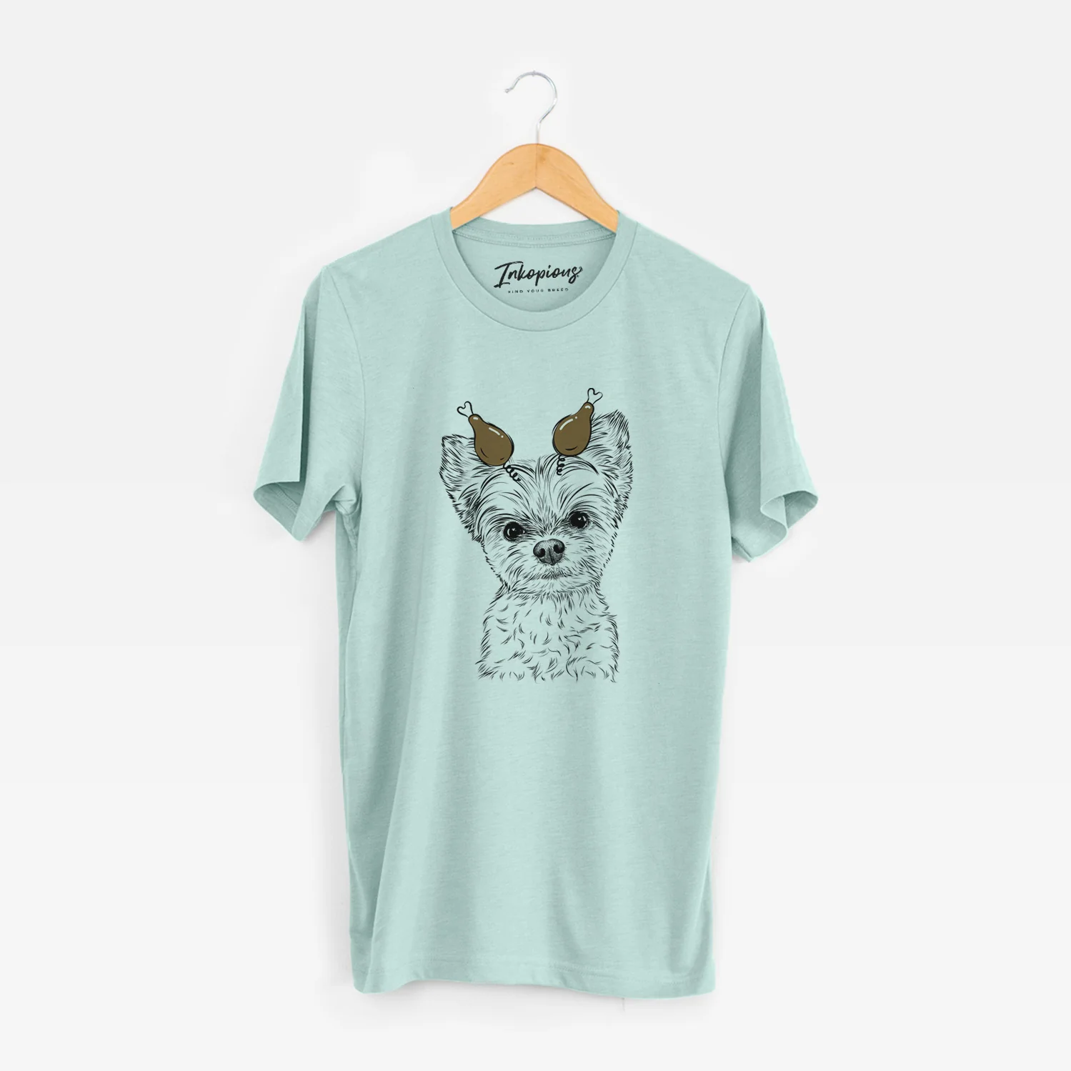 Thanksgiving Chance the Yapper the Yorkshire Terrier - Unisex Crewneck - Image 8