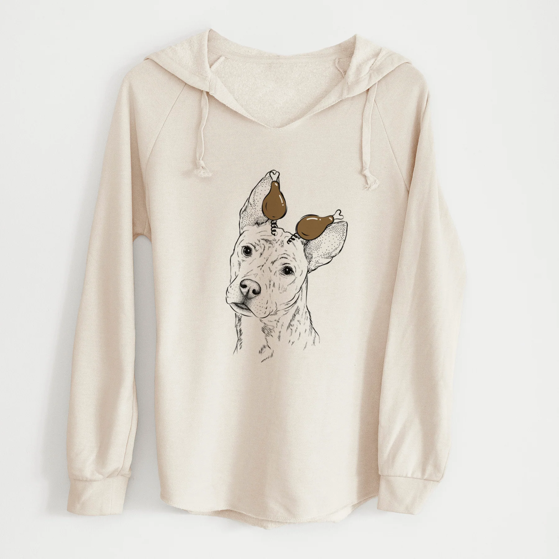 Thanksgiving Diesel the Mixed Breed - Cali Wave Hooded Sweatshirt