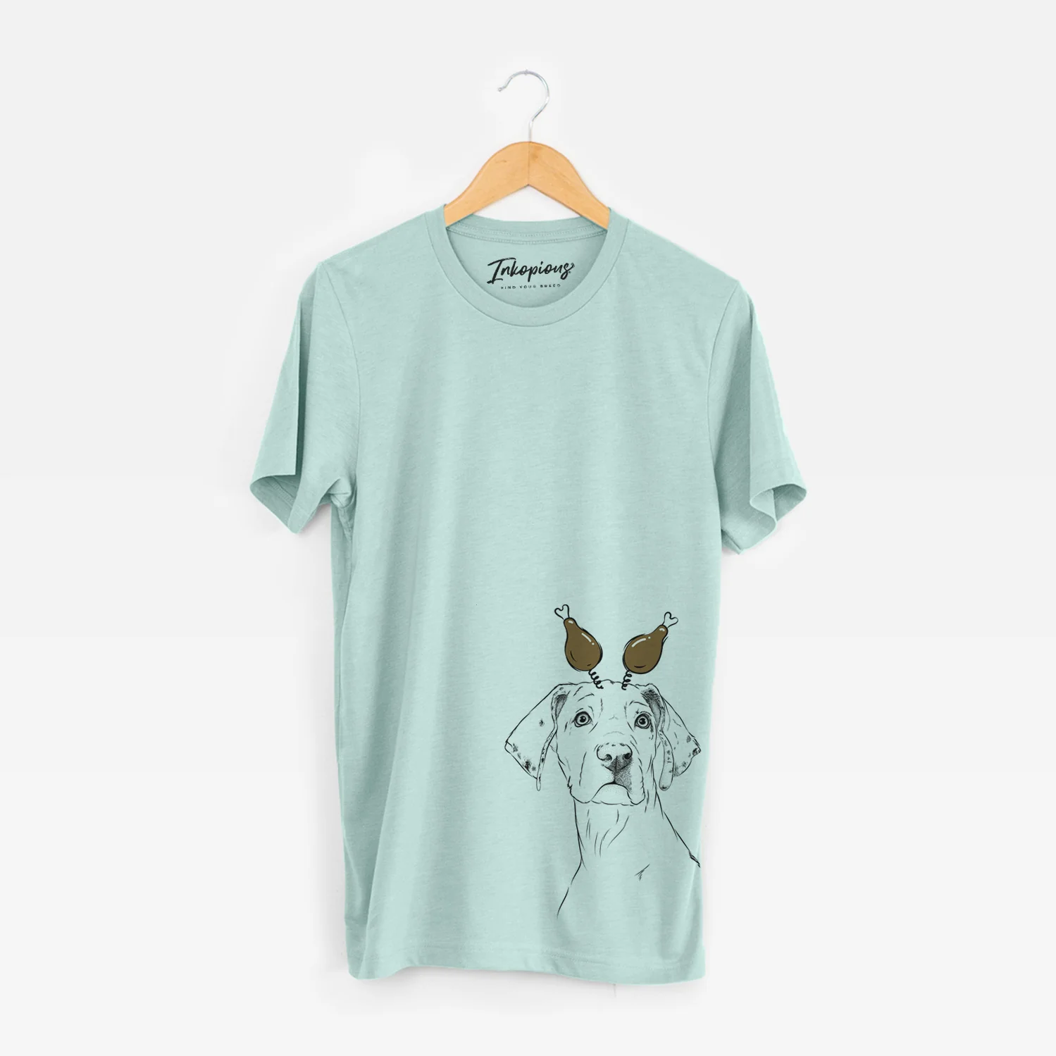 Thanksgiving Lumen the Special Needs Great Dane - Unisex Crewneck - Image 5