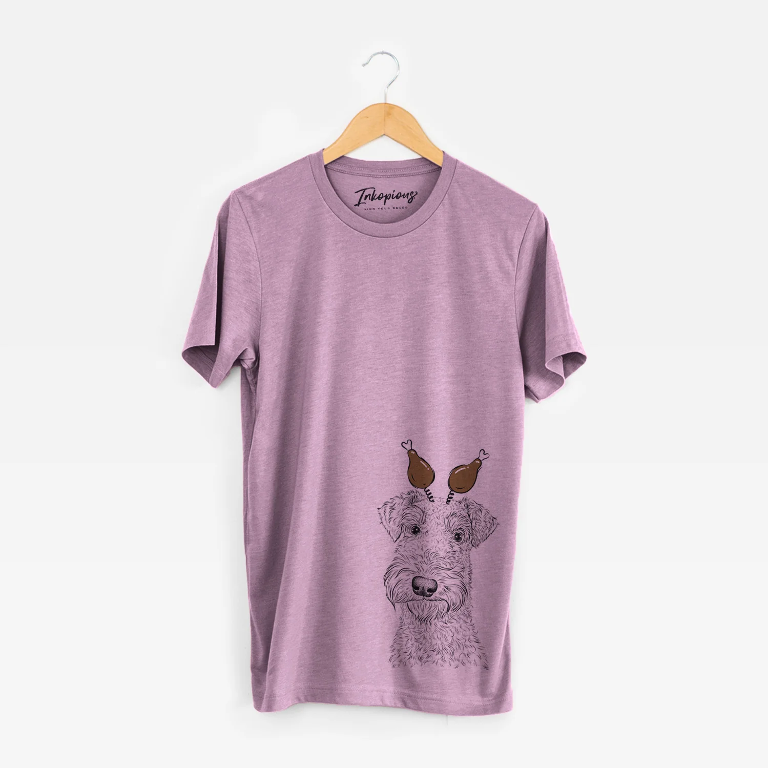 Thanksgiving Roc Haven Maggie May the Airedale Terrier - Unisex Crewneck - Image 4
