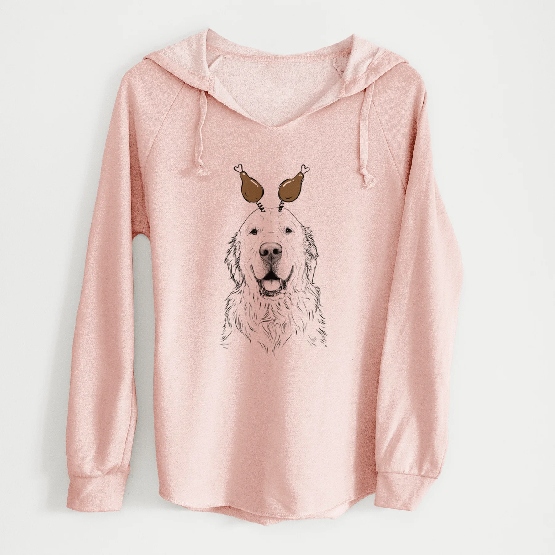Thanksgiving Maximus the Golden Retriever - Cali Wave Hooded Sweatshirt - Image 5