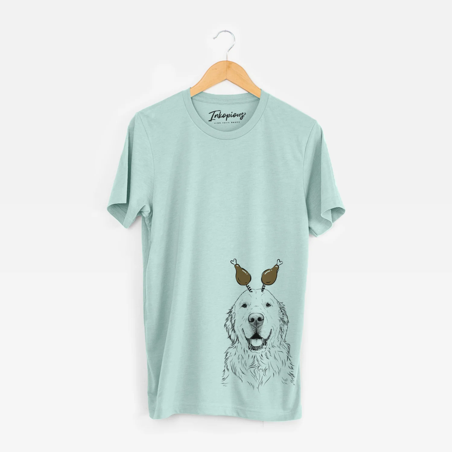 Thanksgiving Maximus the Golden Retriever - Unisex Crewneck - Image 5