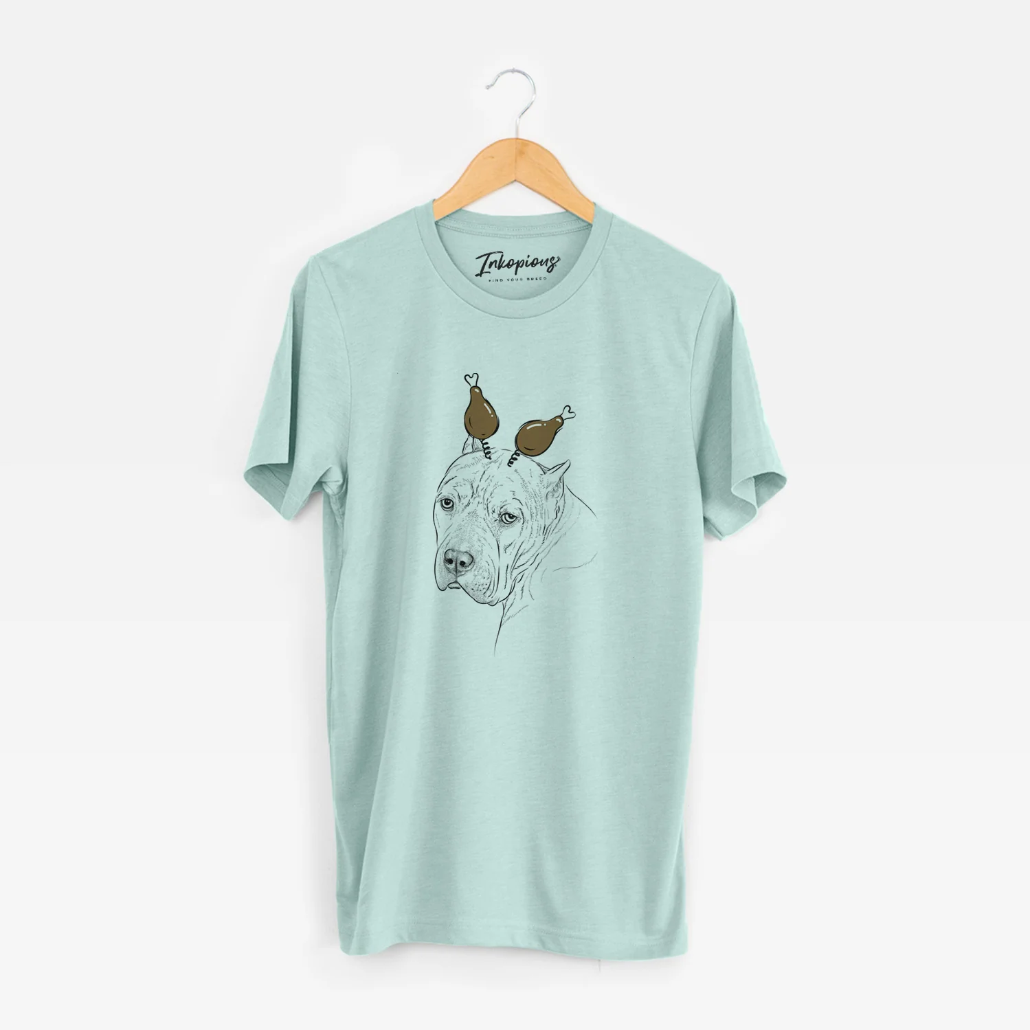 Thanksgiving Precious the Staffordshire Terrier - Unisex Crewneck - Image 8
