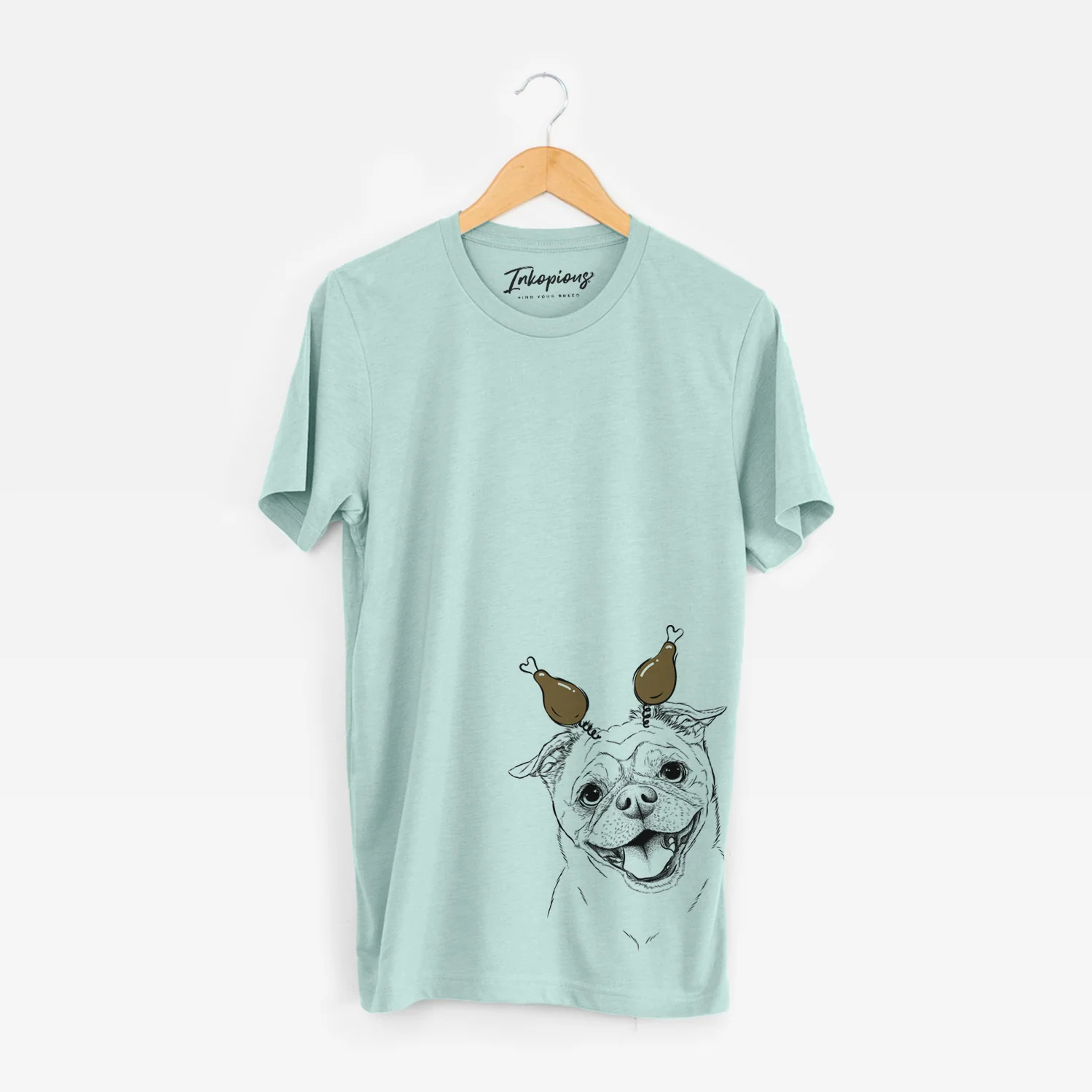 Thanksgiving Riley the Chug - Unisex Crewneck - Image 5