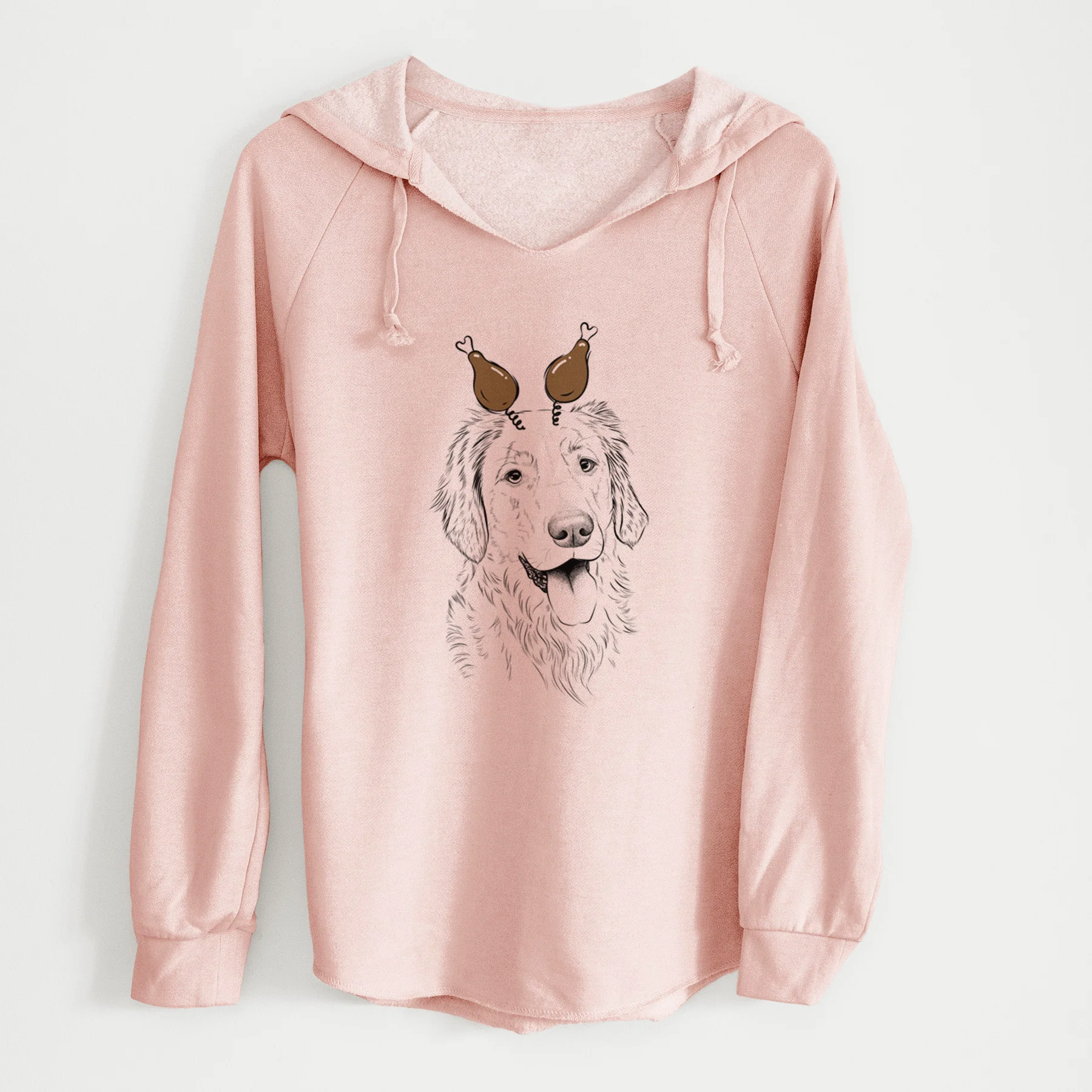 Thanksgiving Semba the Golden Retriever - Cali Wave Hooded Sweatshirt - Image 5