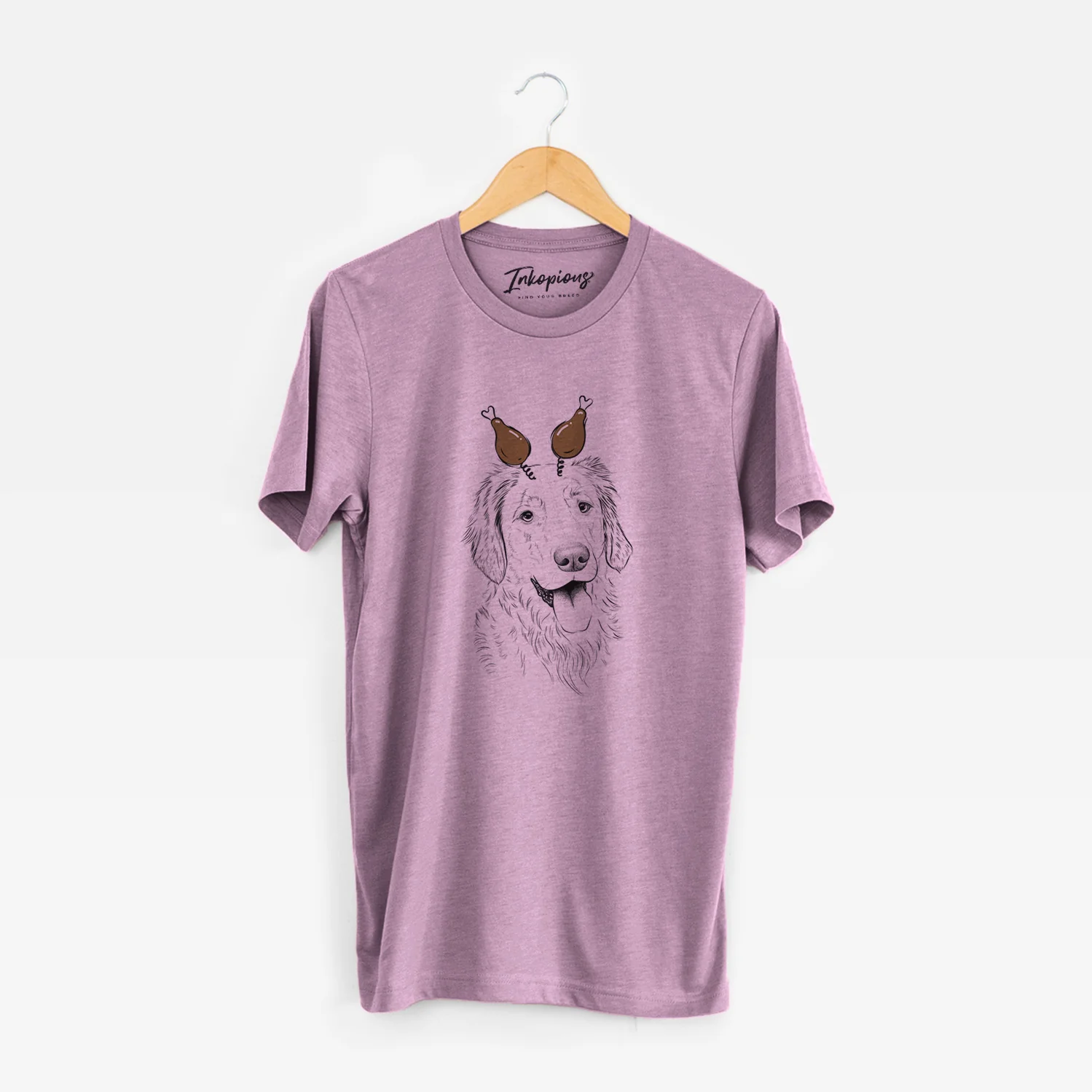 Thanksgiving Semba the Golden Retriever - Unisex Crewneck - Image 7