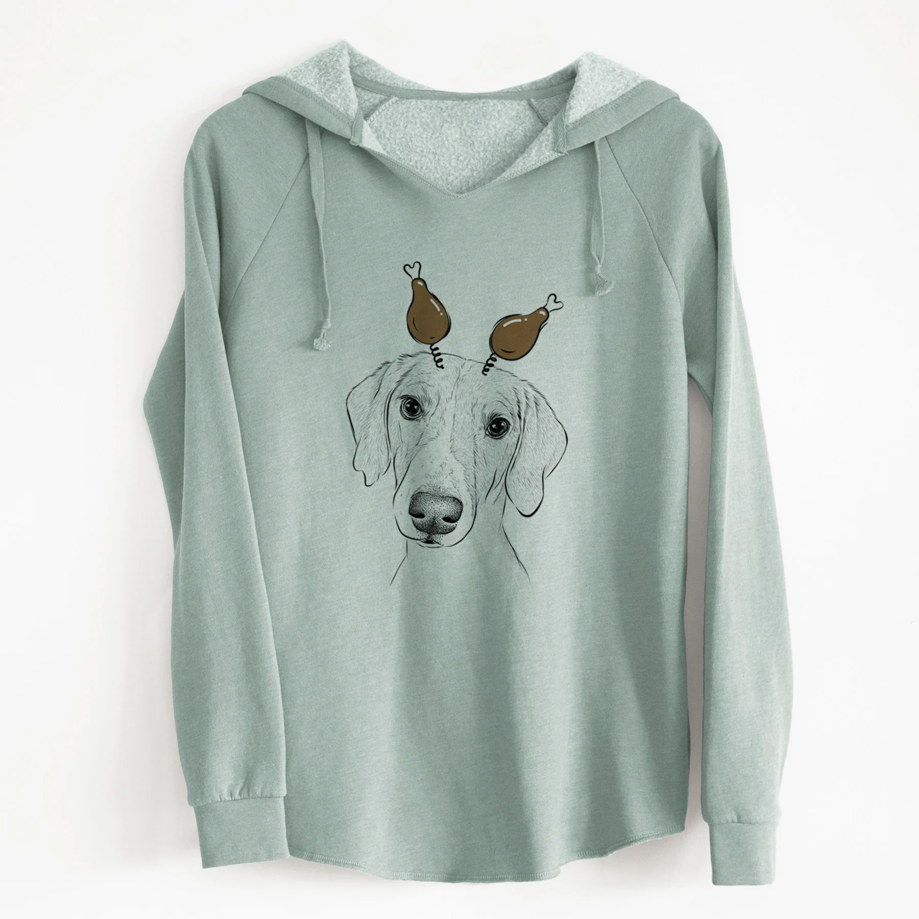 Thanksgiving Stanley the Foxhound - Cali Wave Hooded Sweatshirt - Image 7