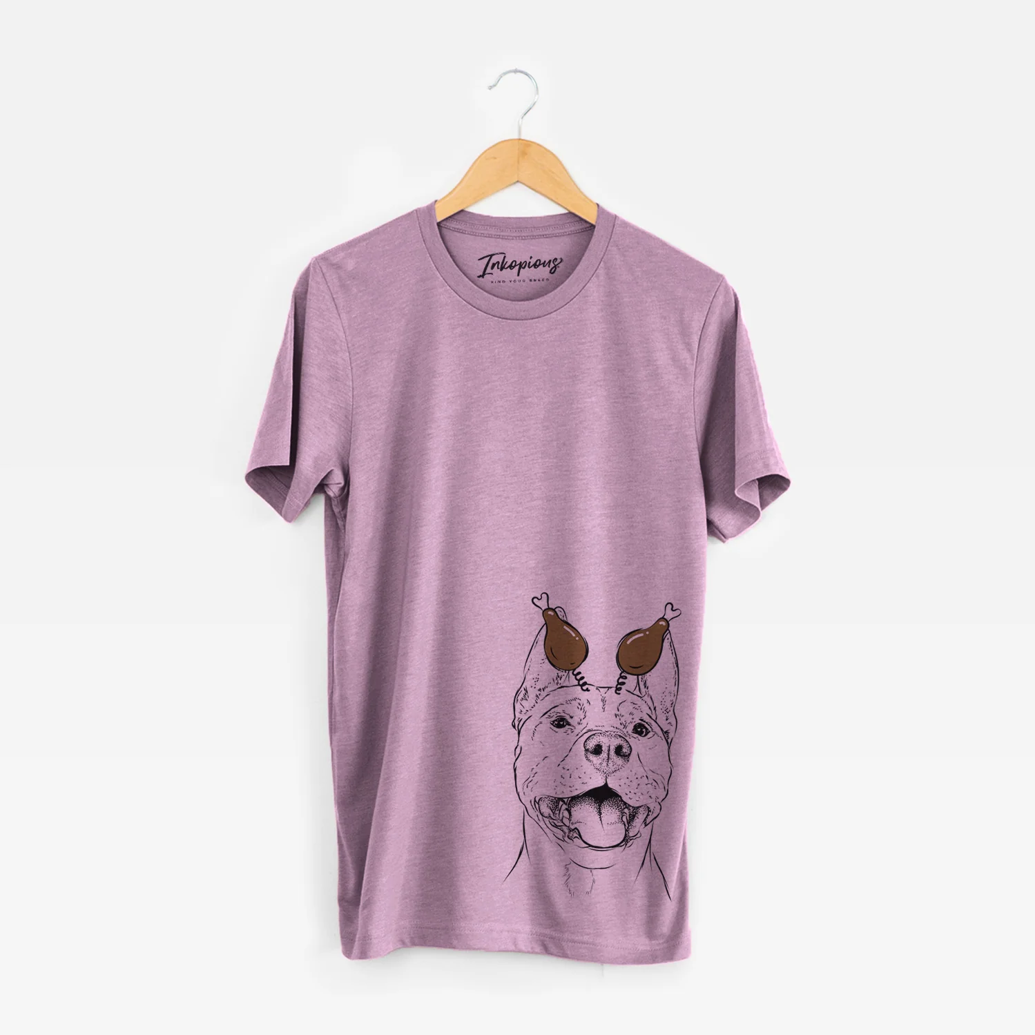 Thanksgiving Wally the Pitbull - Unisex Crewneck - Image 4