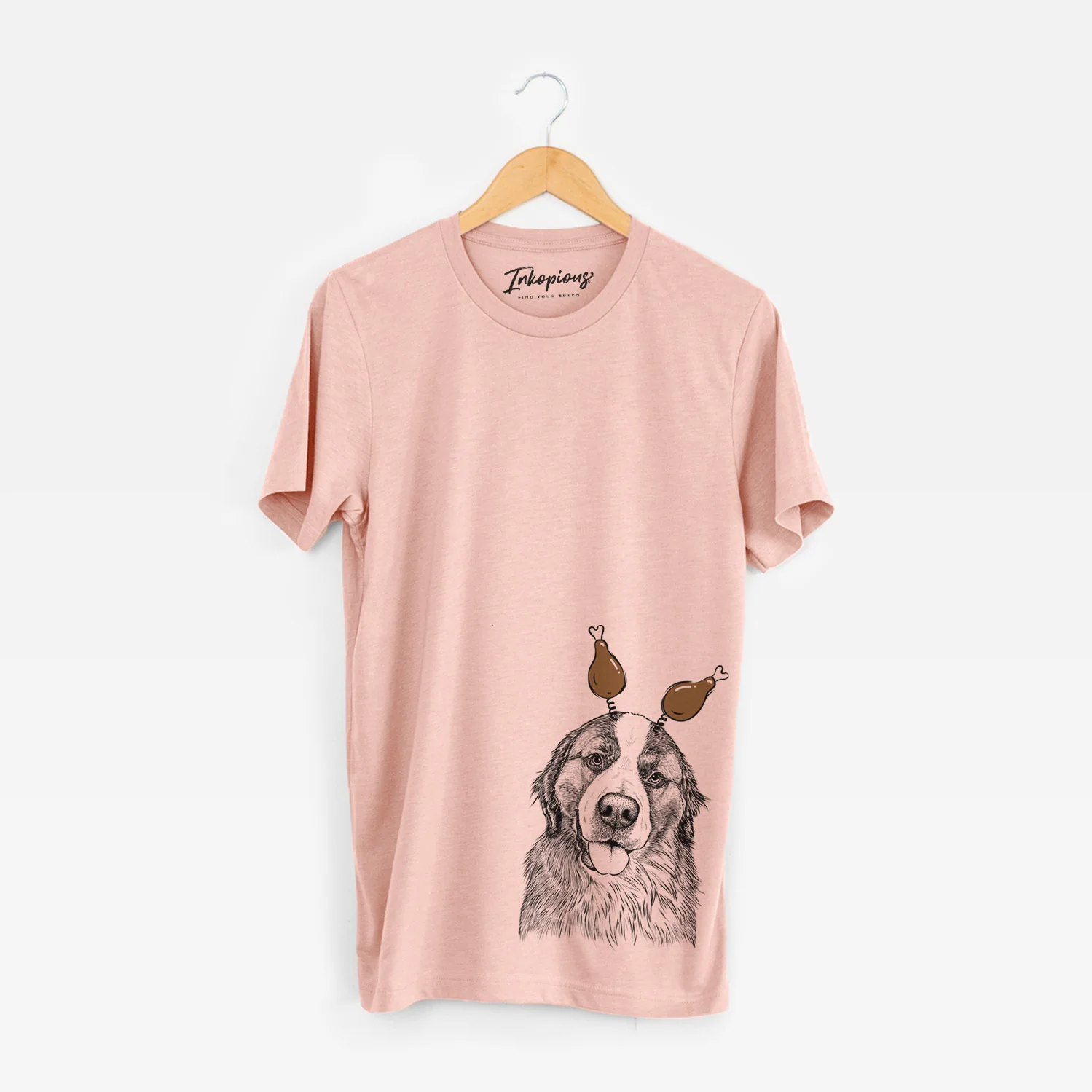 Thanksgiving Walter the Bernese Mountain Dog Mix - Unisex Crewneck - Image 3