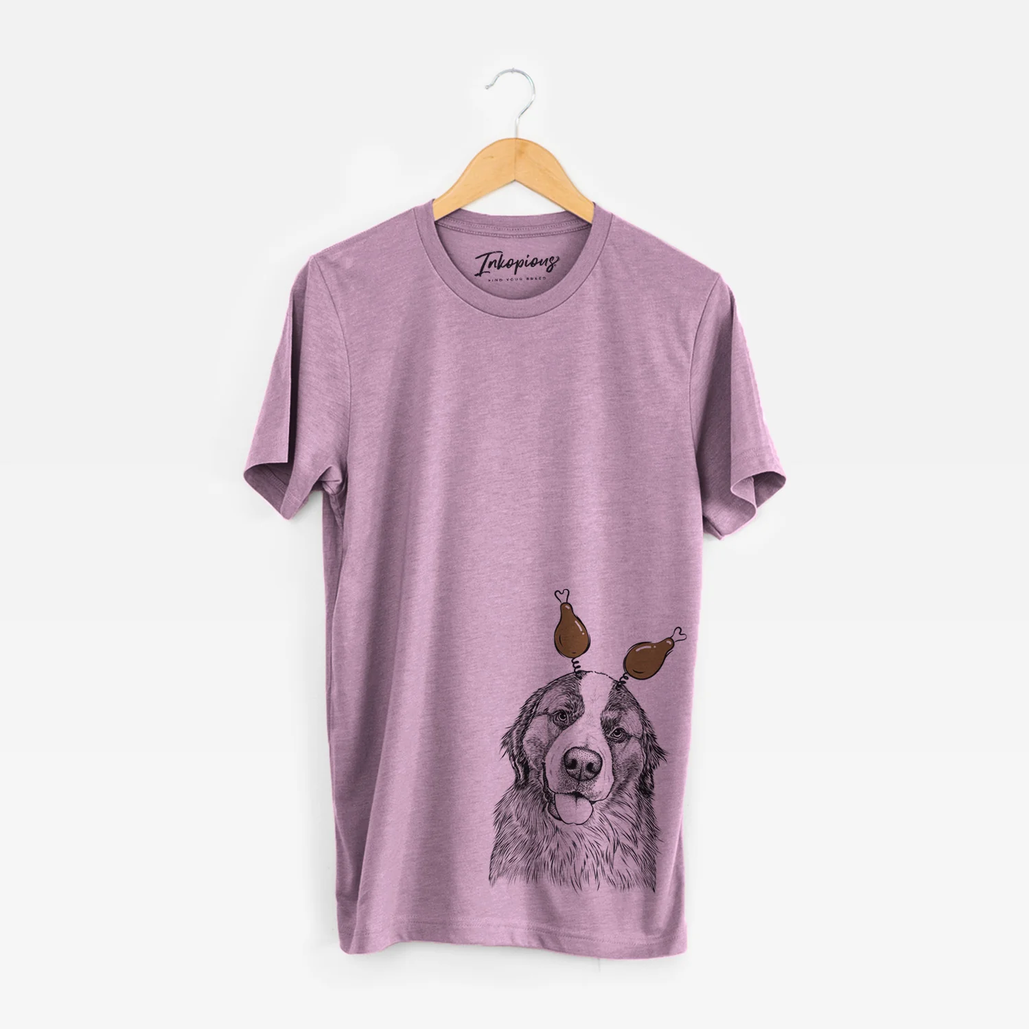 Thanksgiving Walter the Bernese Mountain Dog Mix - Unisex Crewneck - Image 4