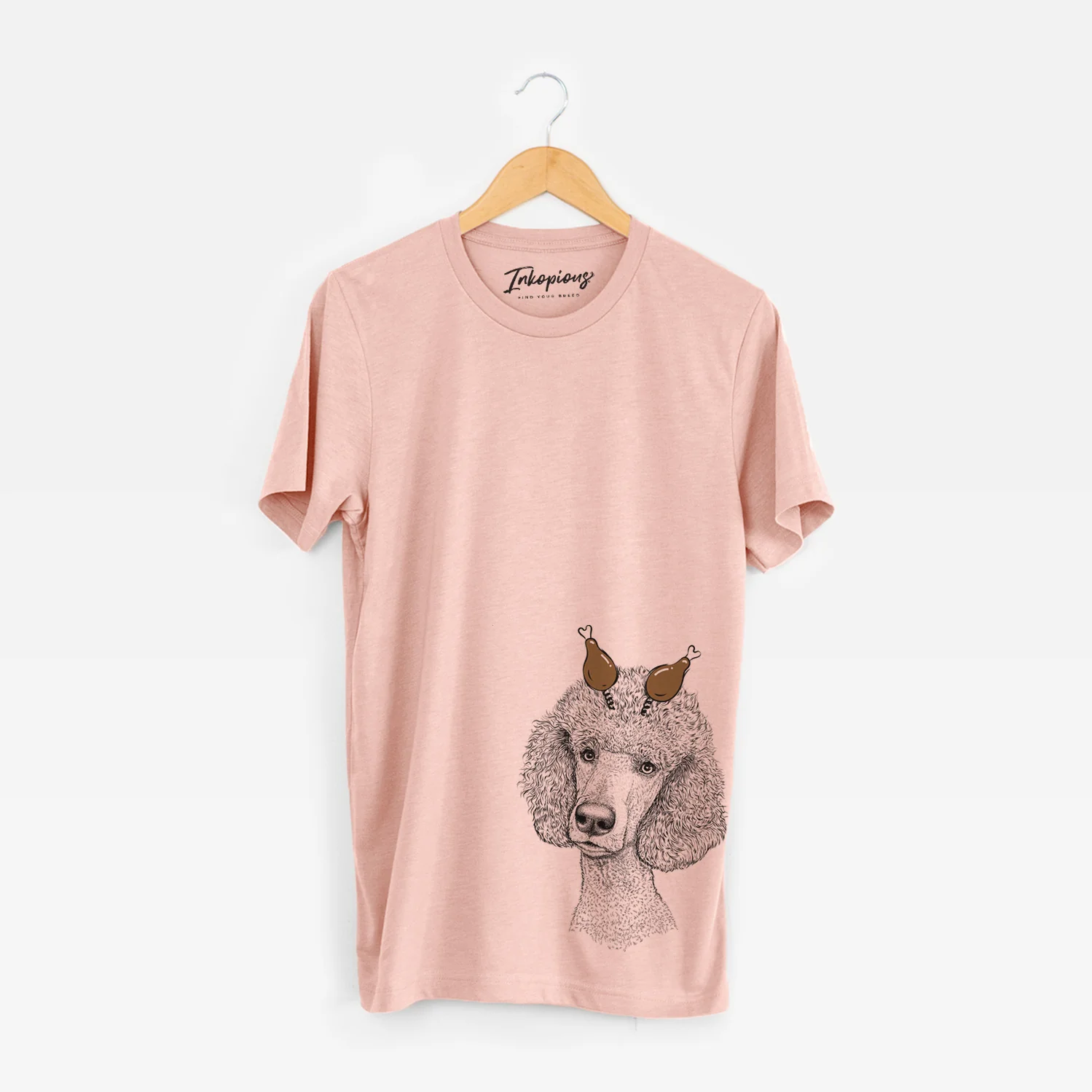 Thanksgiving Yuki the Poodle - Unisex Crewneck - Image 3