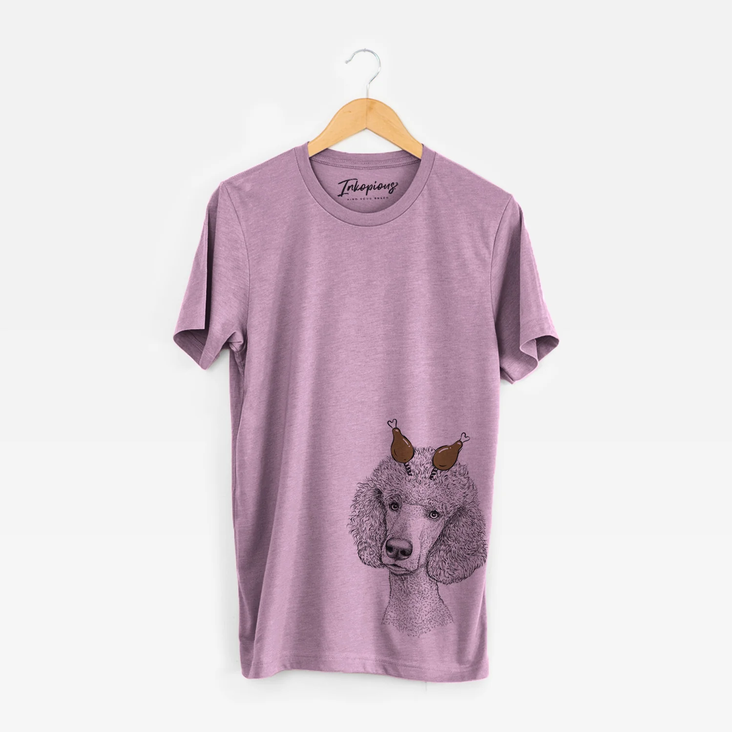 Thanksgiving Yuki the Poodle - Unisex Crewneck - Image 4