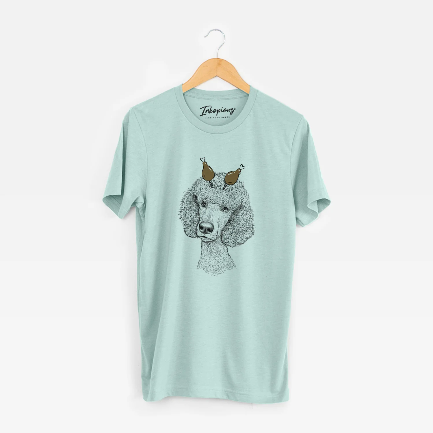 Thanksgiving Yuki the Poodle - Unisex Crewneck - Image 8