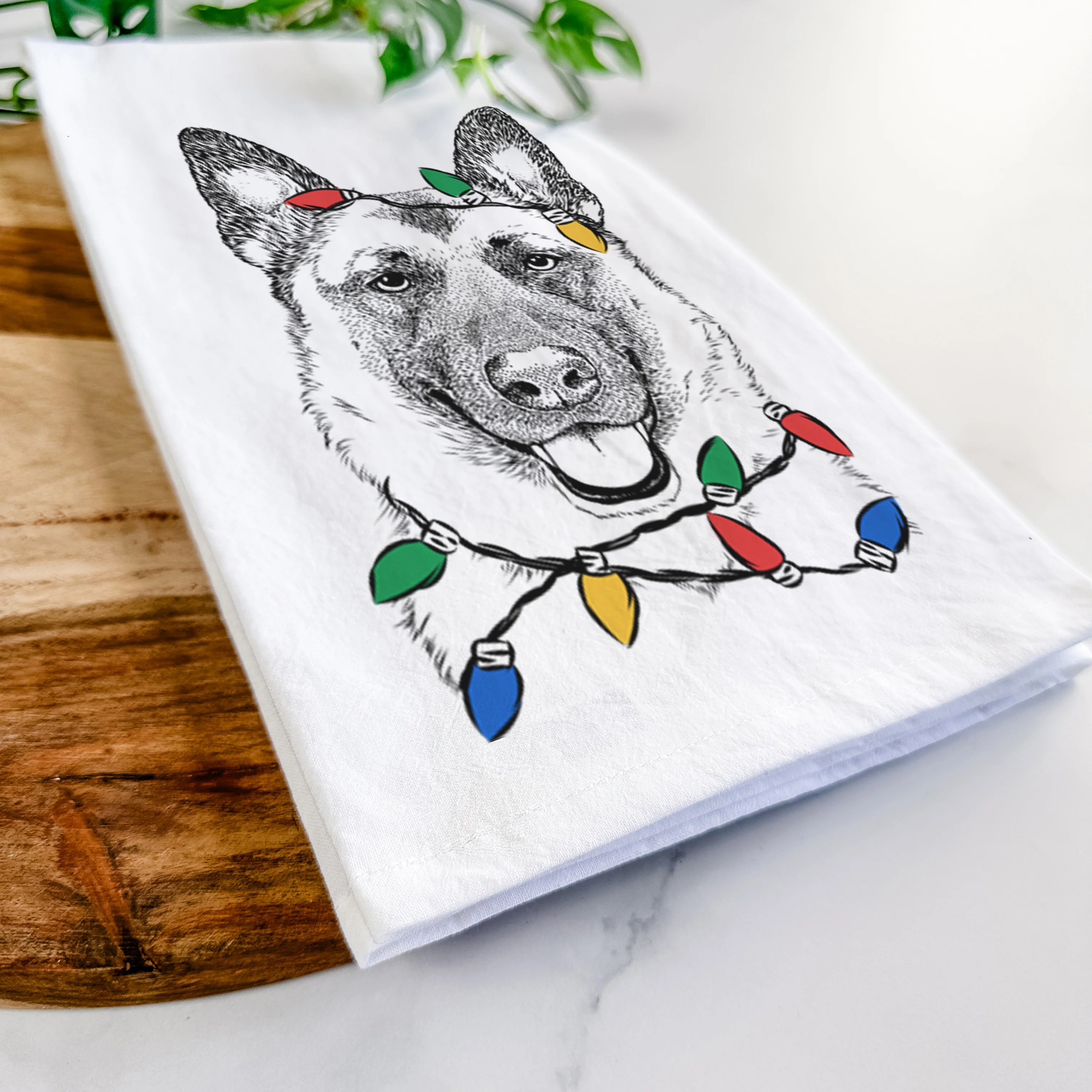 Trooper the German Shepherd Tea Towel - Image 10