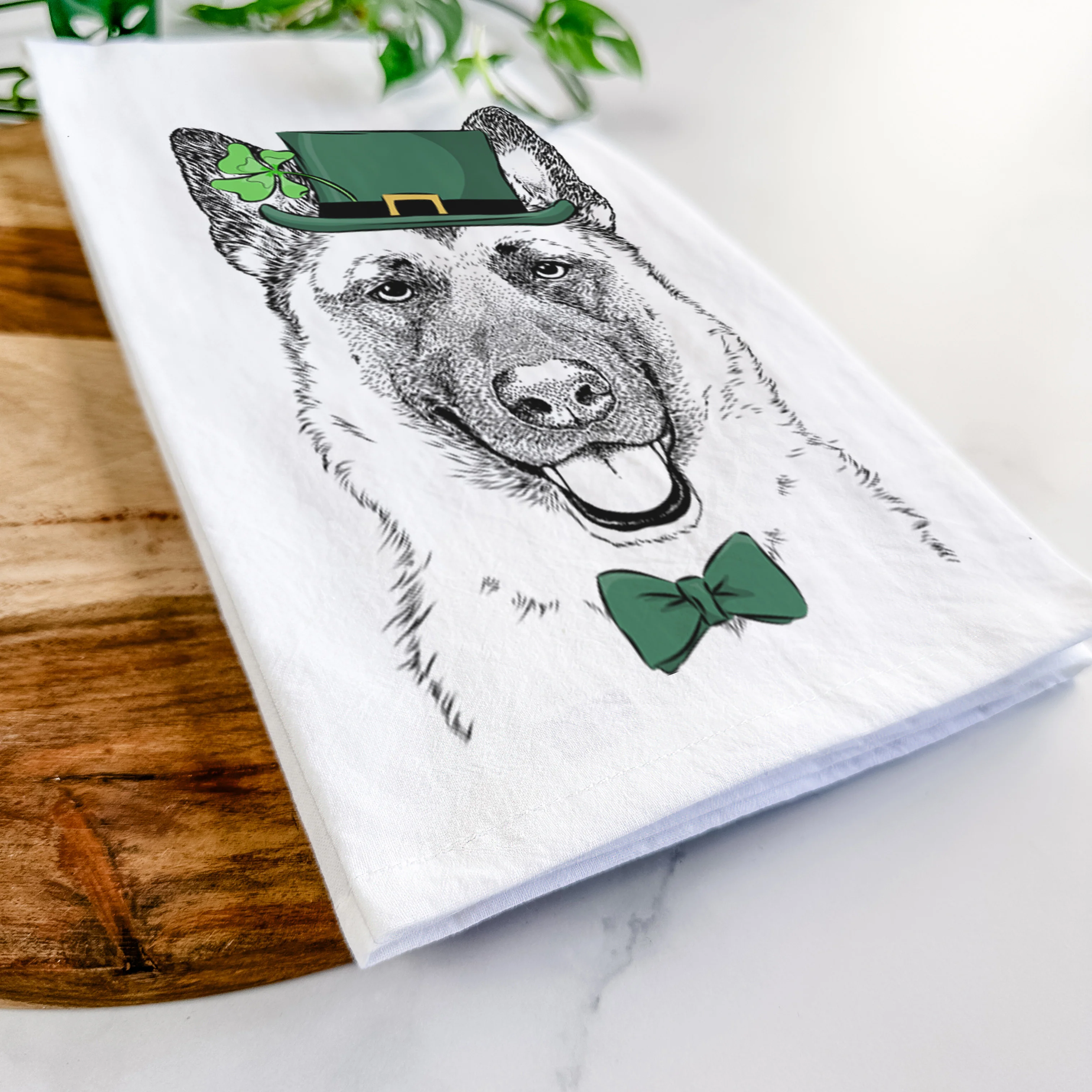 Trooper the German Shepherd Tea Towel - Image 13