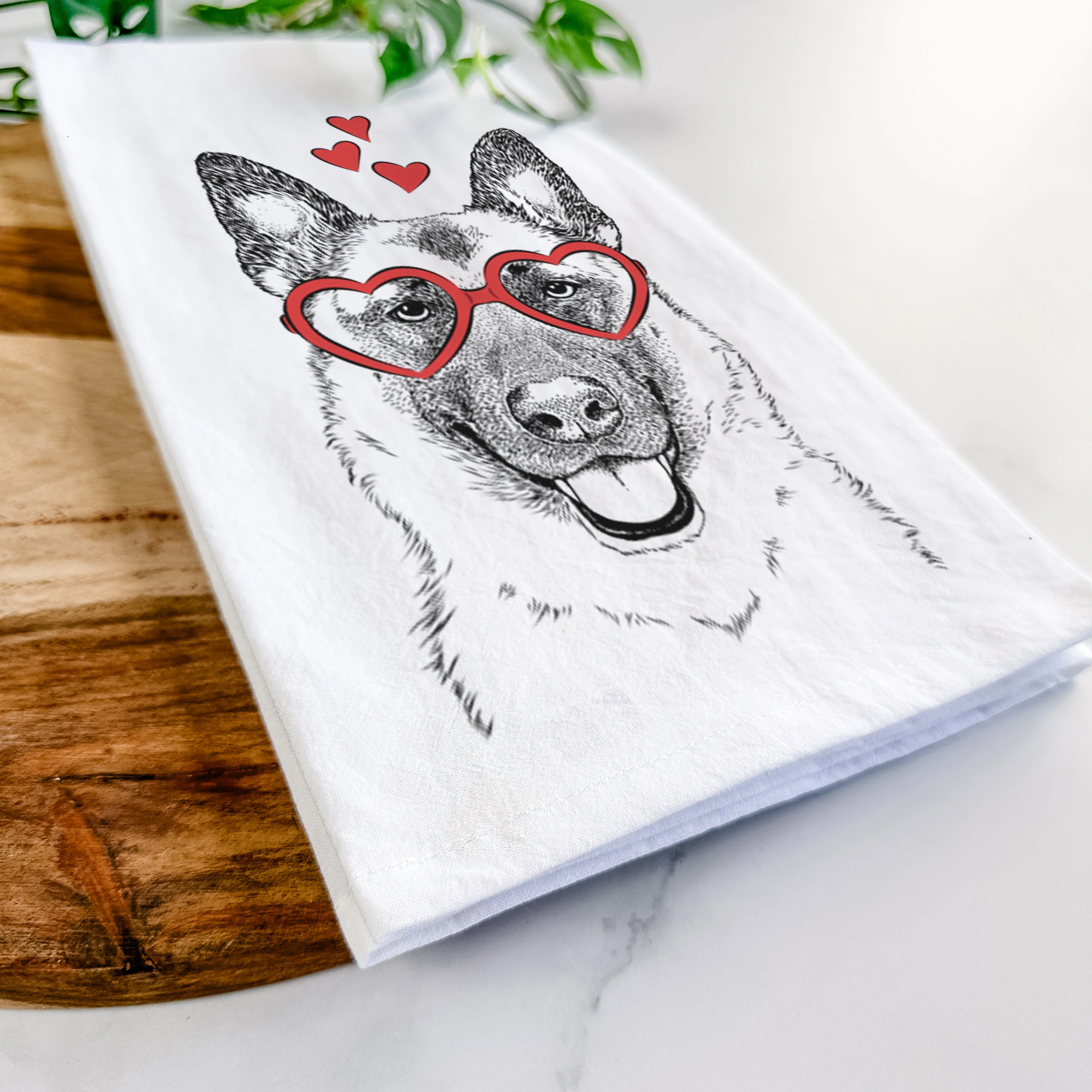 Trooper the German Shepherd Tea Towel - Image 7