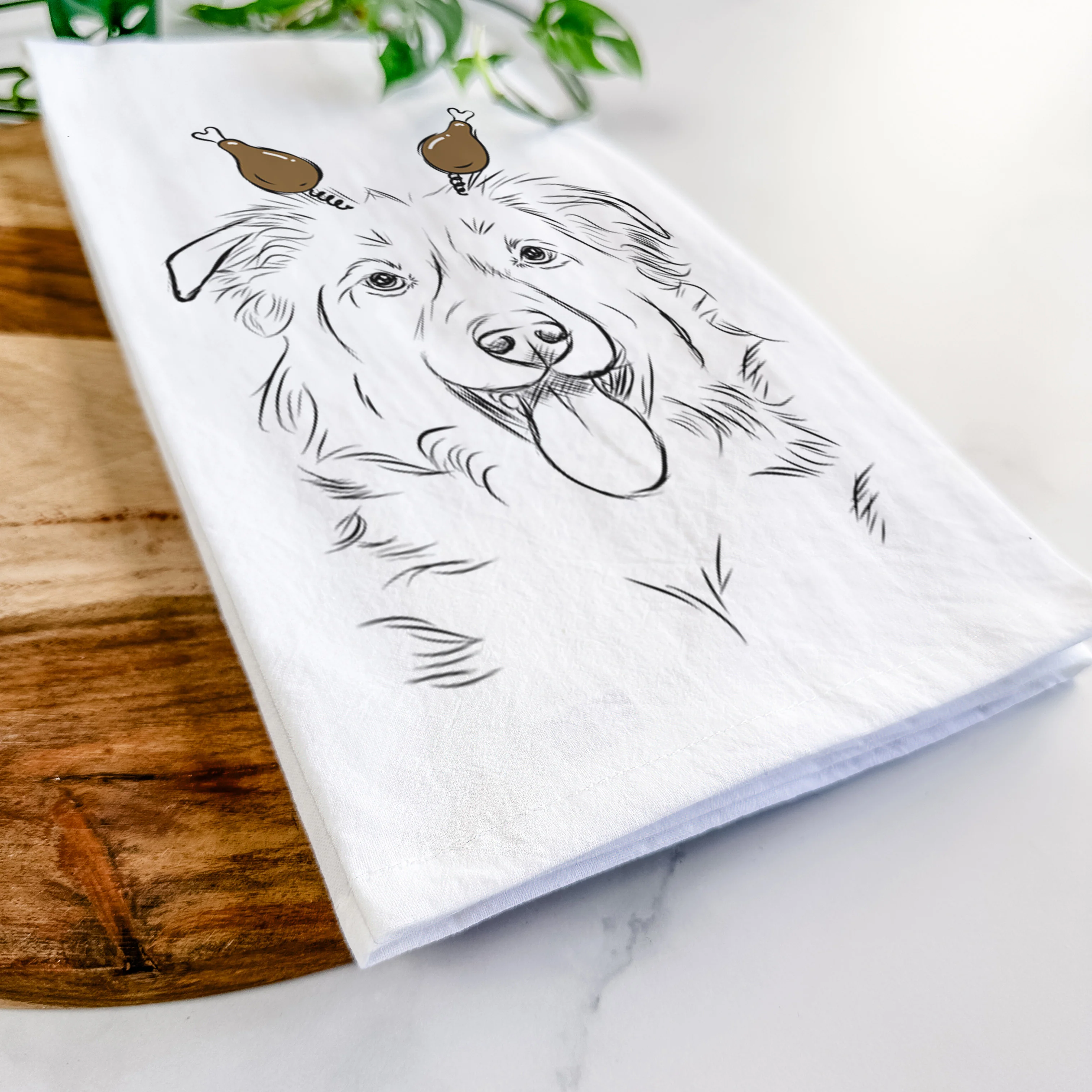 Tucker the Collie Shepherd Tea Towel - Image 11
