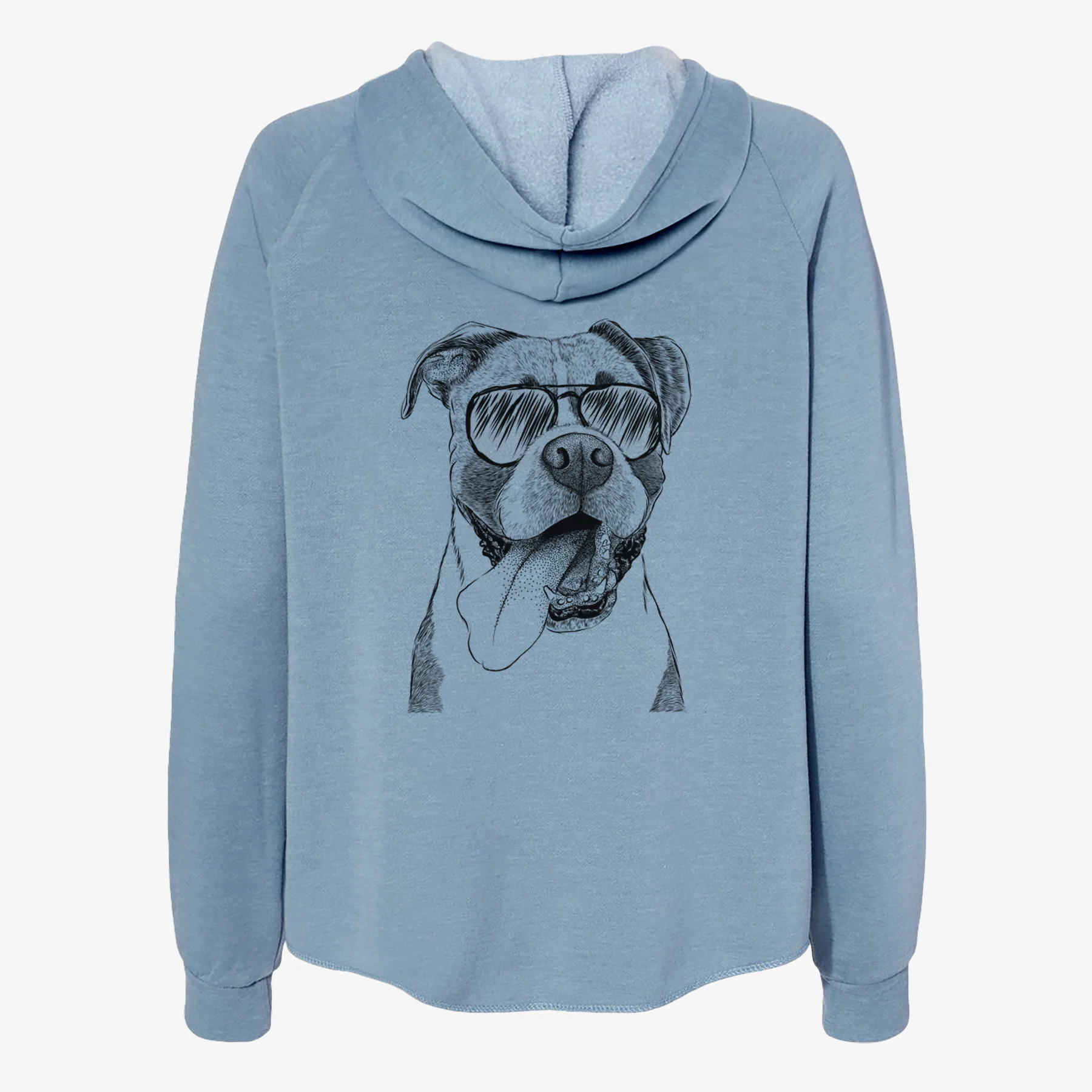 Tuckeroo the Boxer - Women's Cali Wave Zip-Up Sweatshirt - Image 9