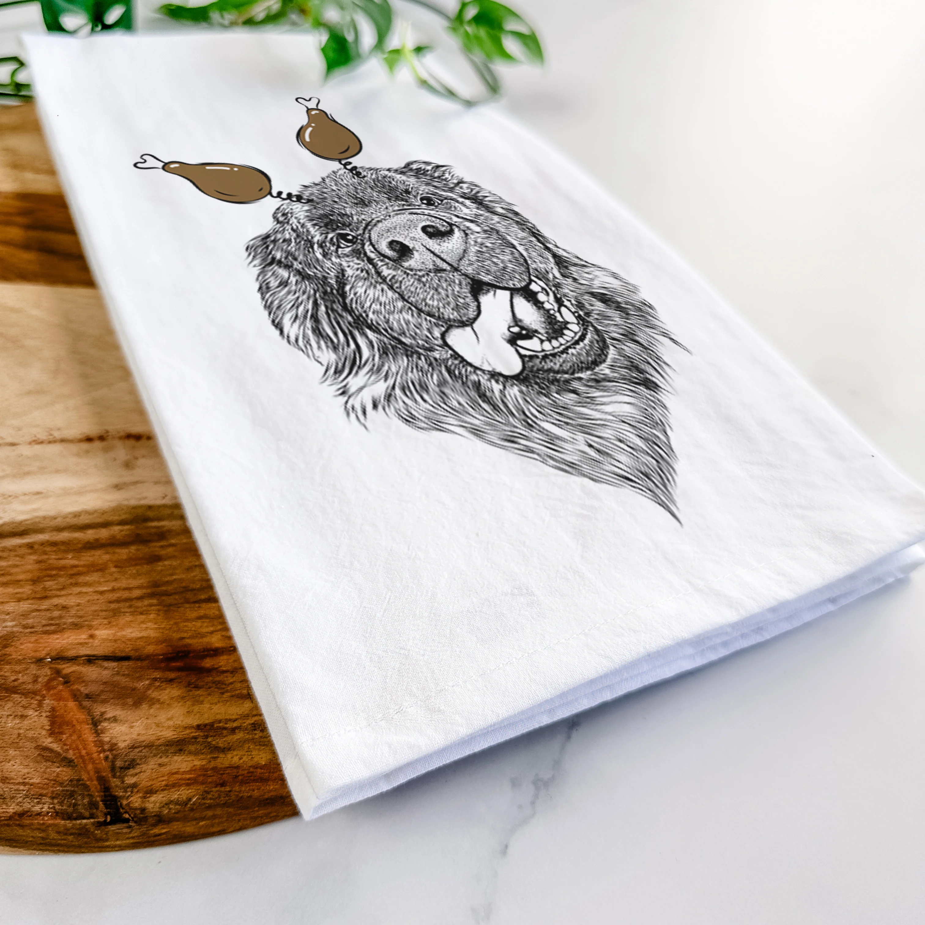 Tuna the Newfoundland Tea Towel - Image 11