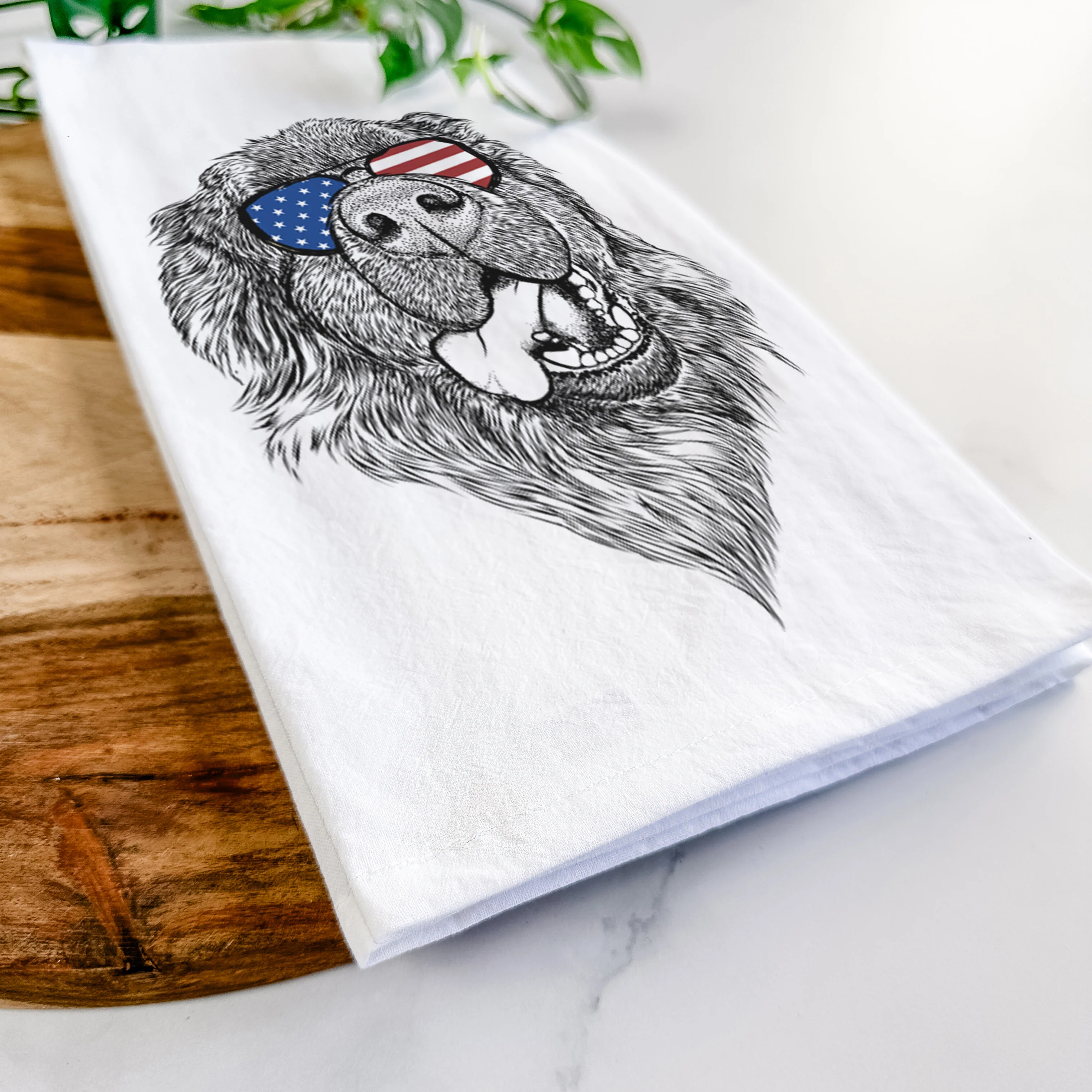 Tuna the Newfoundland Tea Towel - Image 12