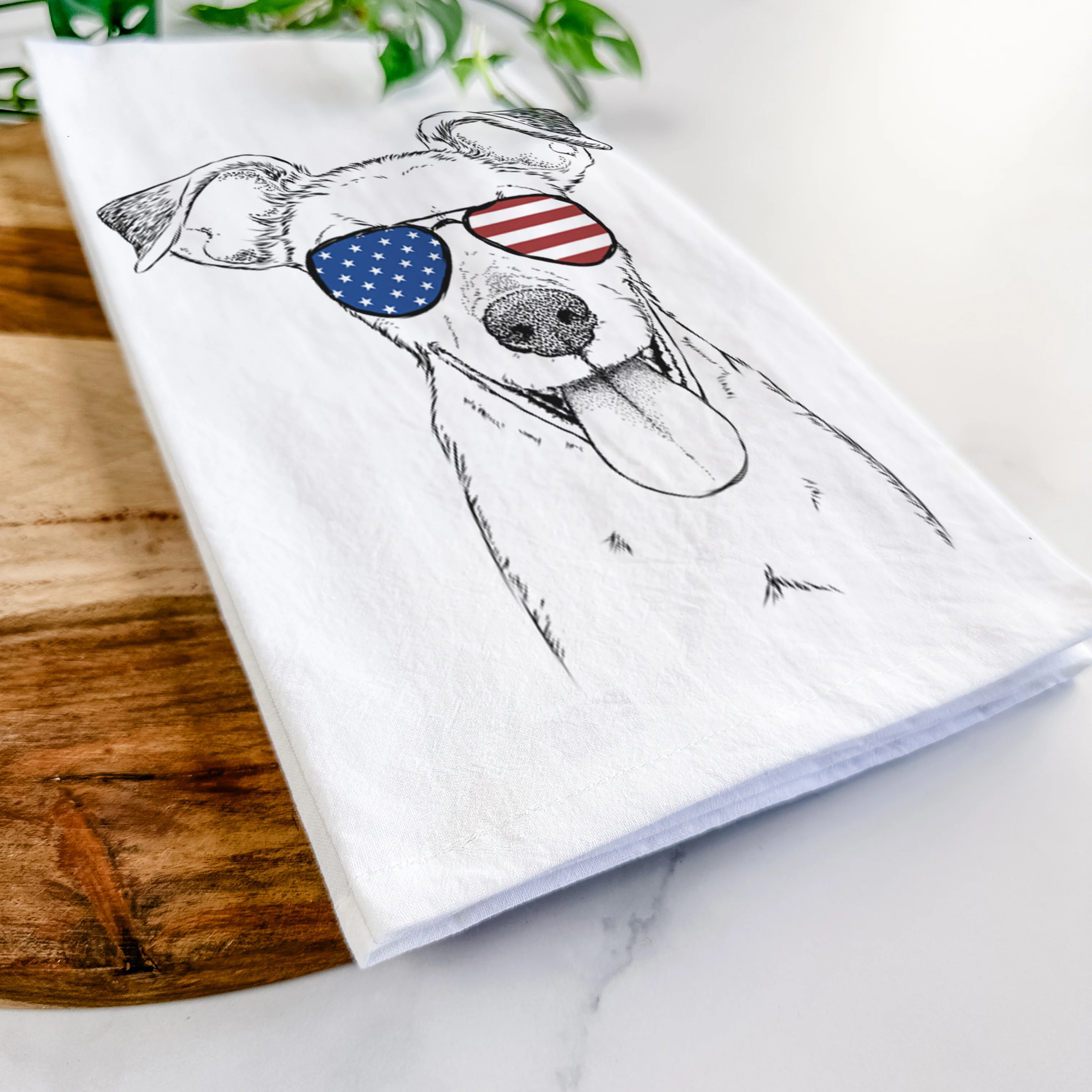 Tyler the Mixed Breed Tea Towel - Image 12