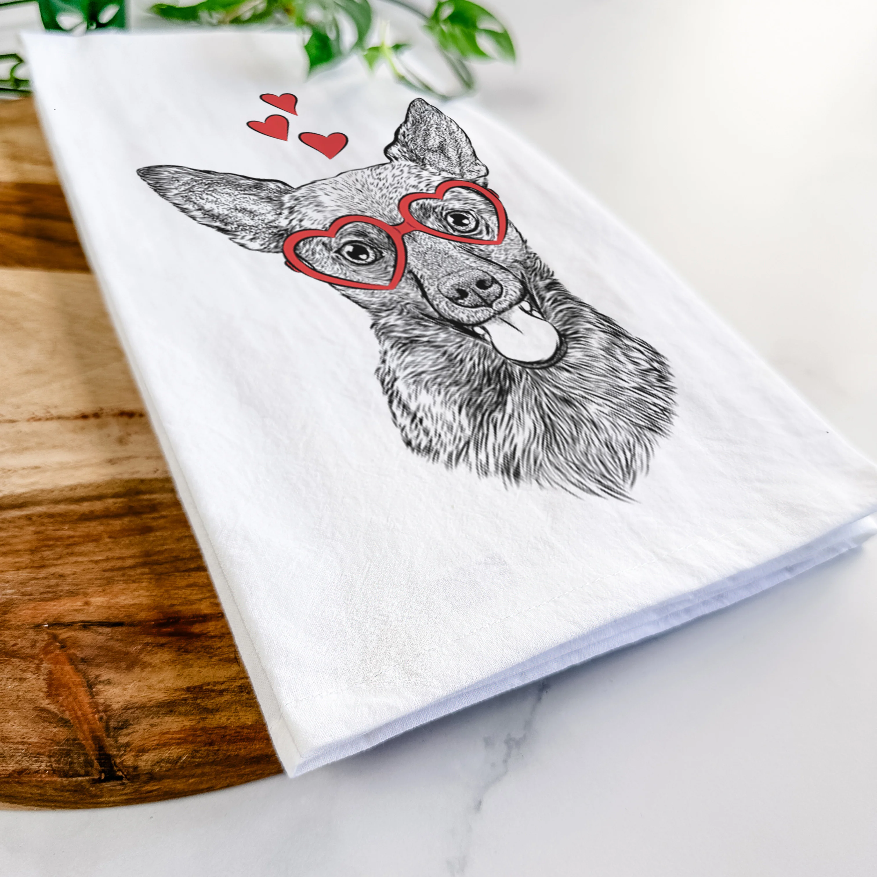 Ursa the Mixed Breed Tea Towel - Image 7