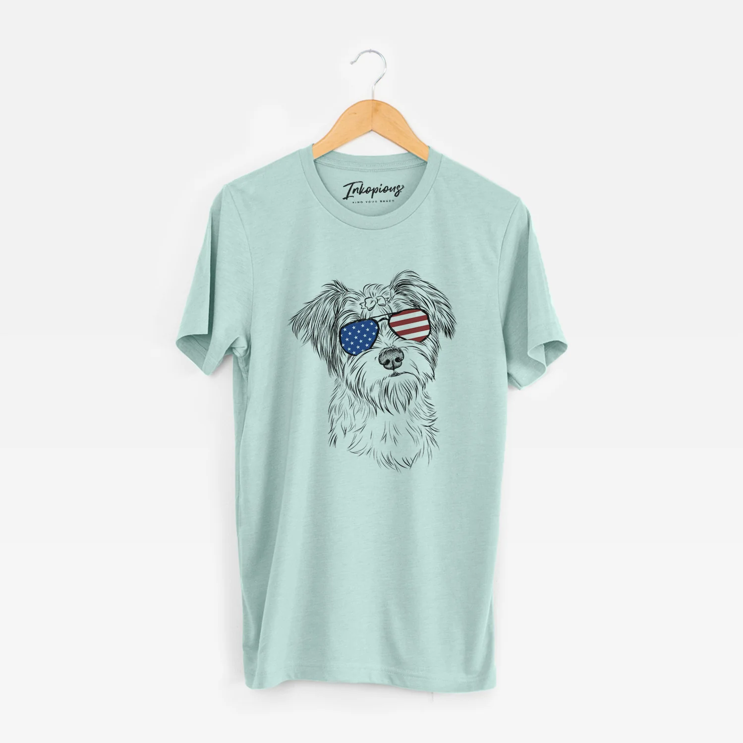 USA Birdee the Schnauzer Mix - Unisex Crewneck - Image 9