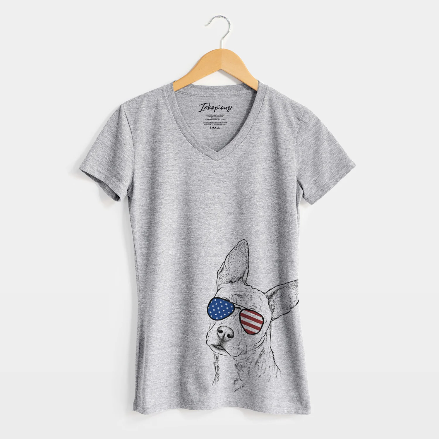 USA Diesel the Mixed Breed - Women's Perfect V-neck Shirt - Image 5