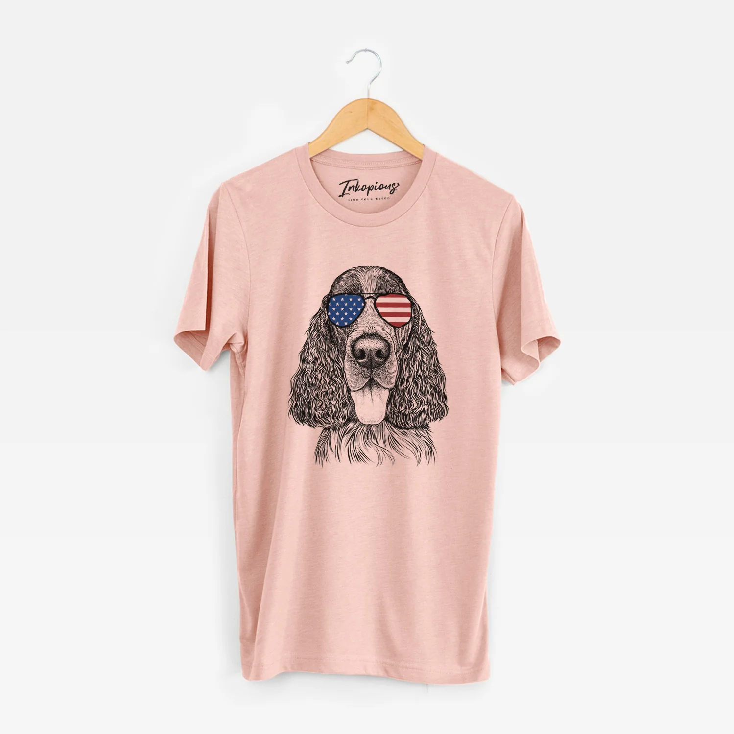 USA Duke the English Springer Spaniel - Unisex Crewneck - Image 7