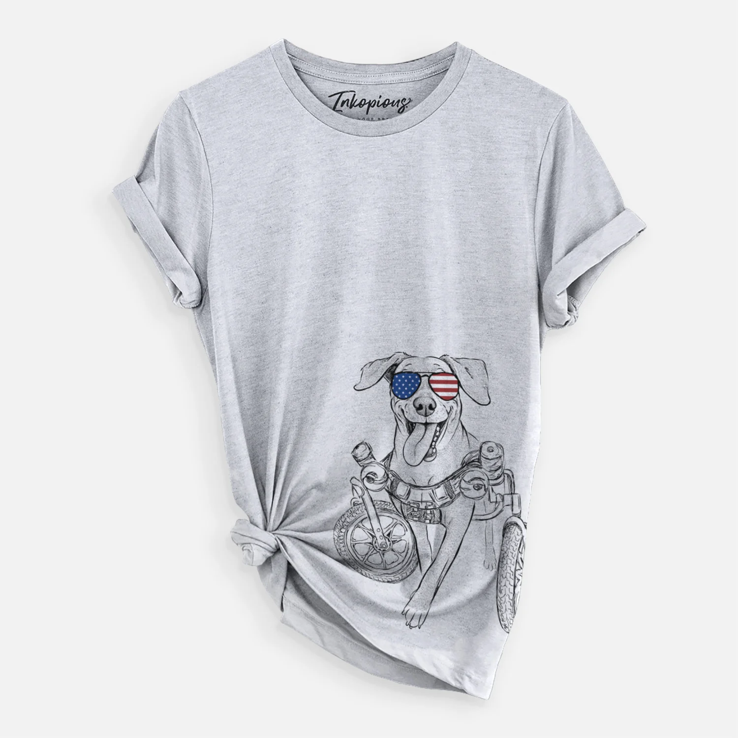 USA Hannah the Pitbull Mix - Unisex Crewneck - Image 2