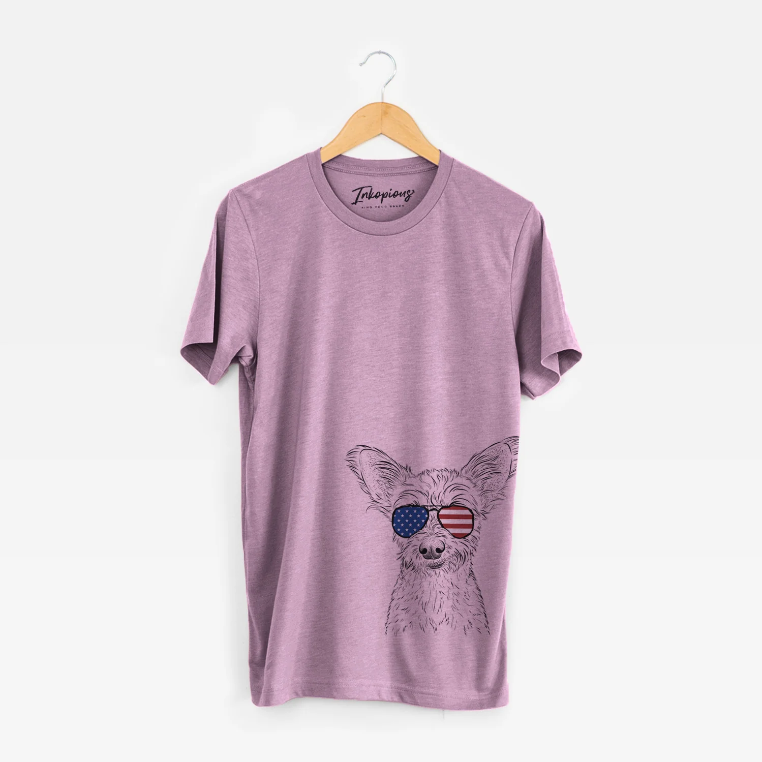 USA Heidi the Schnauzer Mix - Unisex Crewneck - Image 4