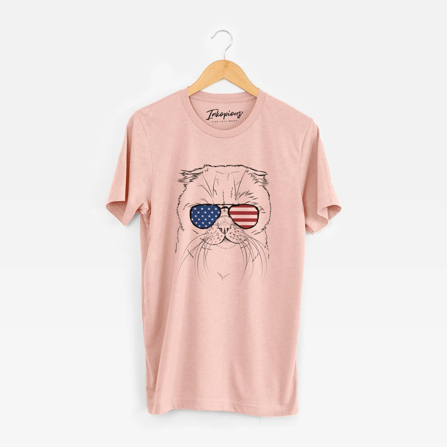 USA Lina the Exotic Fold Cat - Unisex Crewneck - Image 7