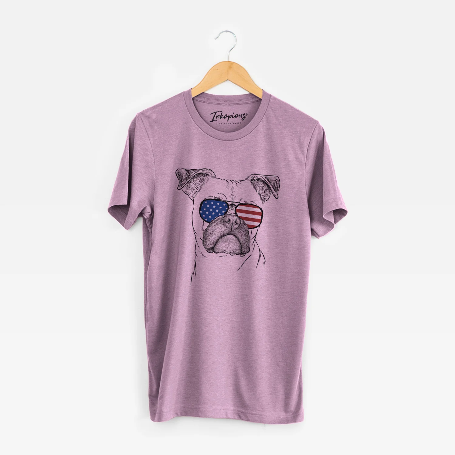 USA Mack the Bugg (Boston Terrier/Pug) - Unisex Crewneck - Image 8
