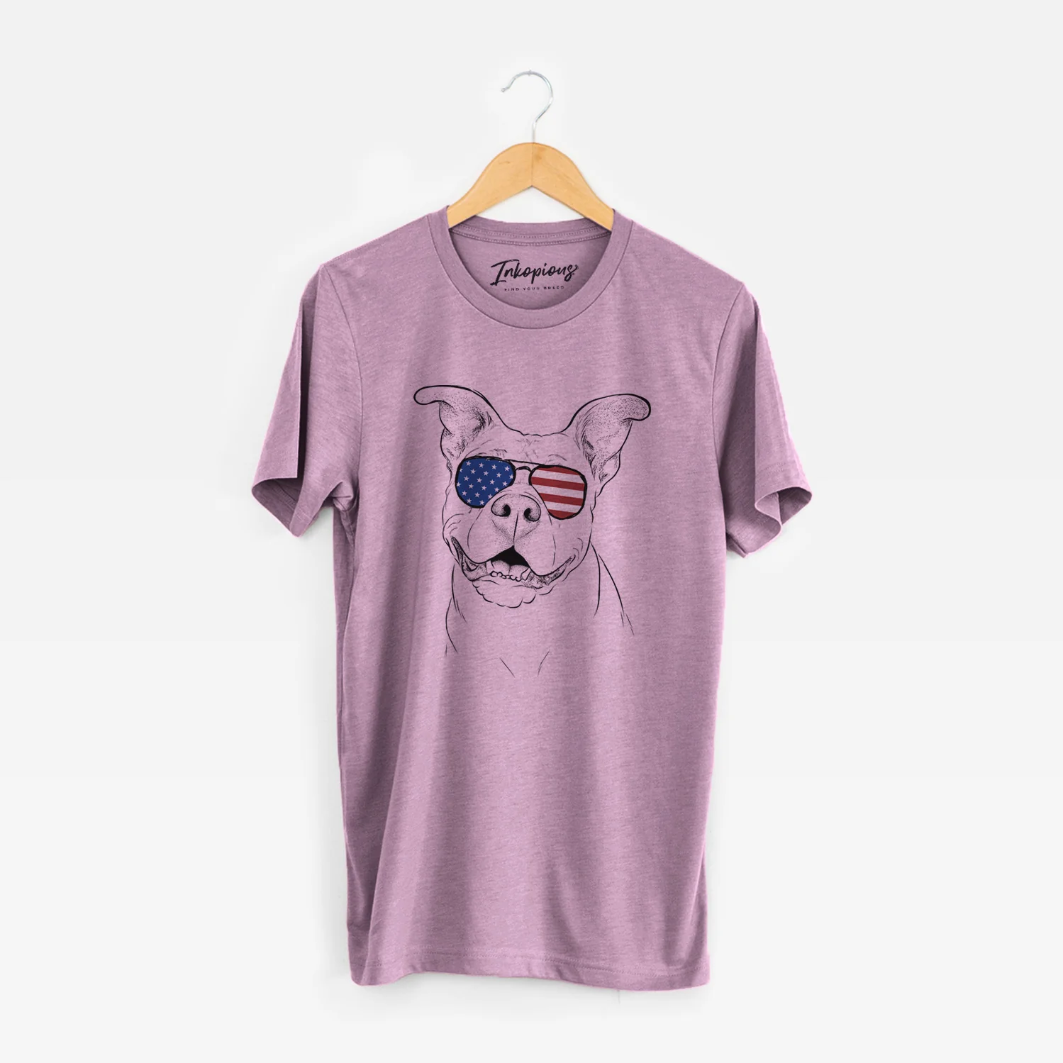 USA Malibu the Staffordshire Terrier/Pitbull Mix - Unisex Crewneck - Image 8