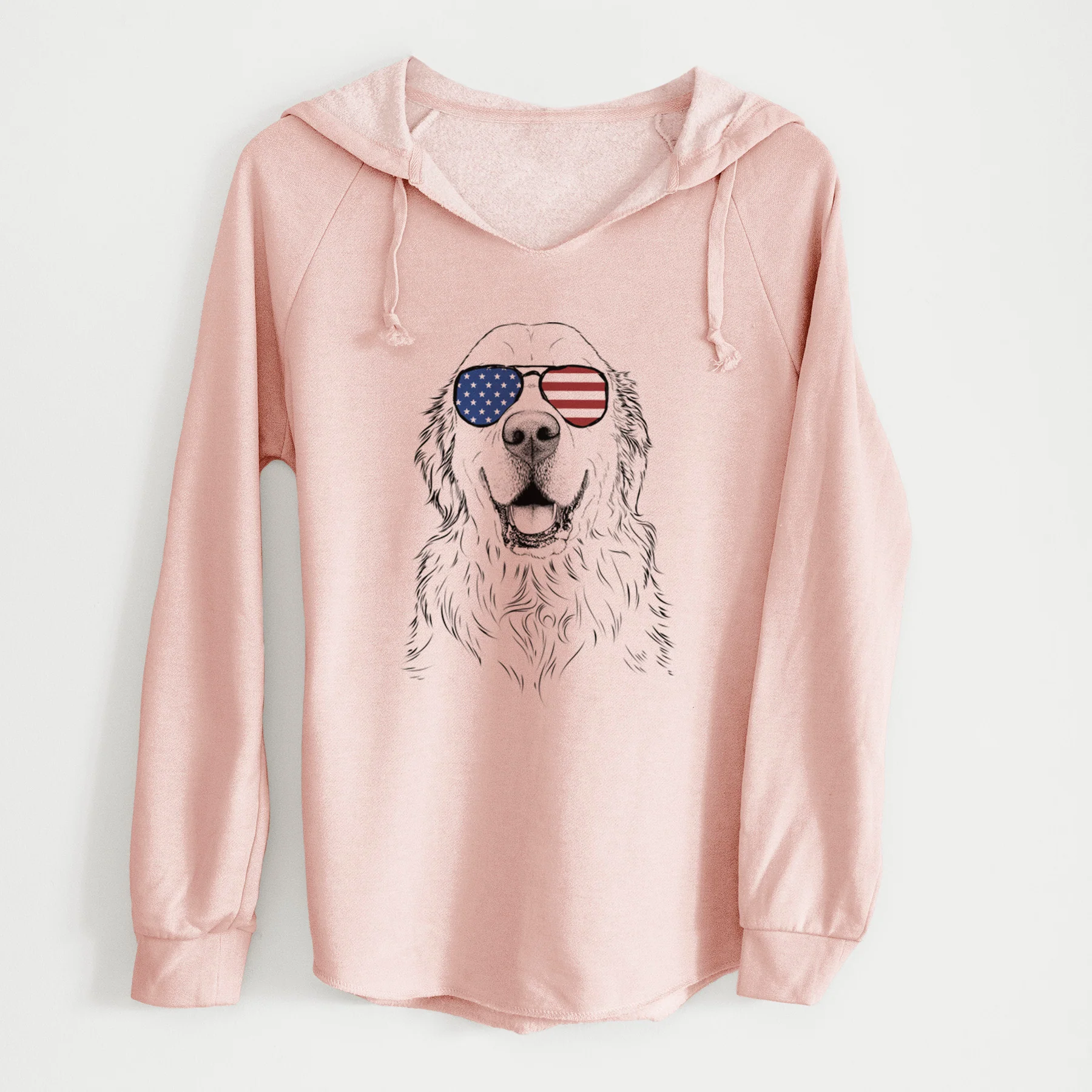 USA Maximus the Golden Retriever - Cali Wave Hooded Sweatshirt - Image 5