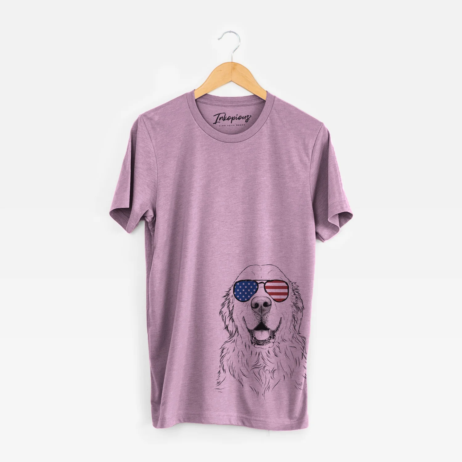 USA Maximus the Golden Retriever - Unisex Crewneck - Image 4