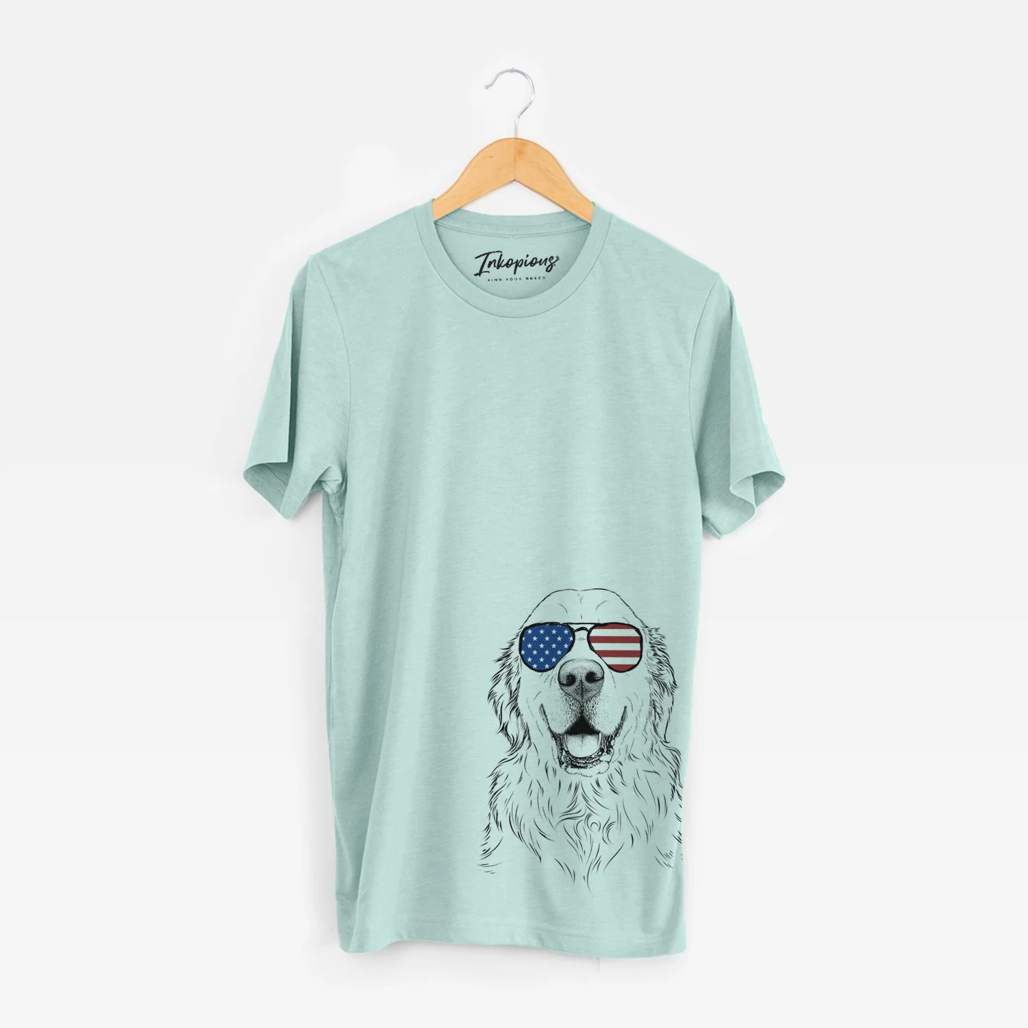 USA Maximus the Golden Retriever - Unisex Crewneck - Image 5