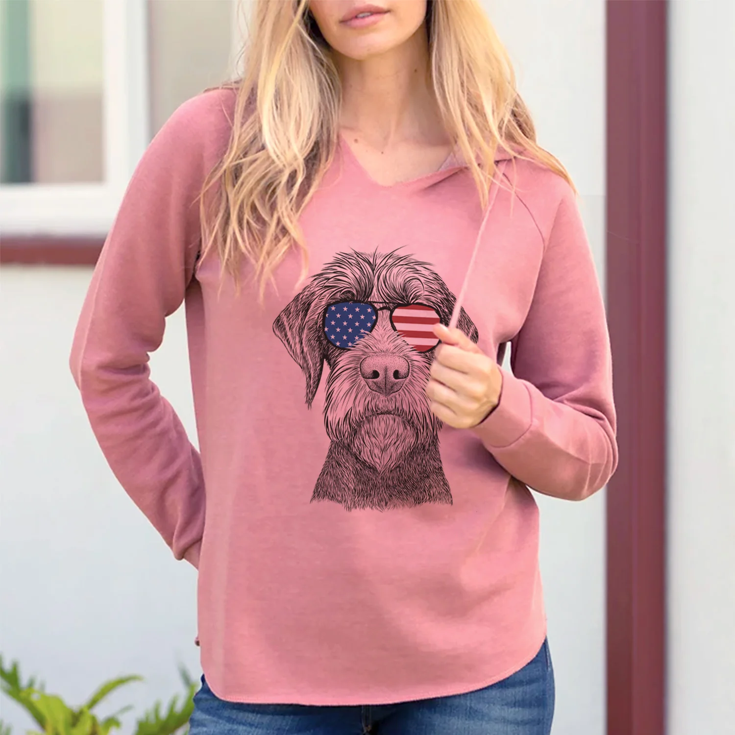 USA Oakley the Pudelpointer - Cali Wave Hooded Sweatshirt - Image 2