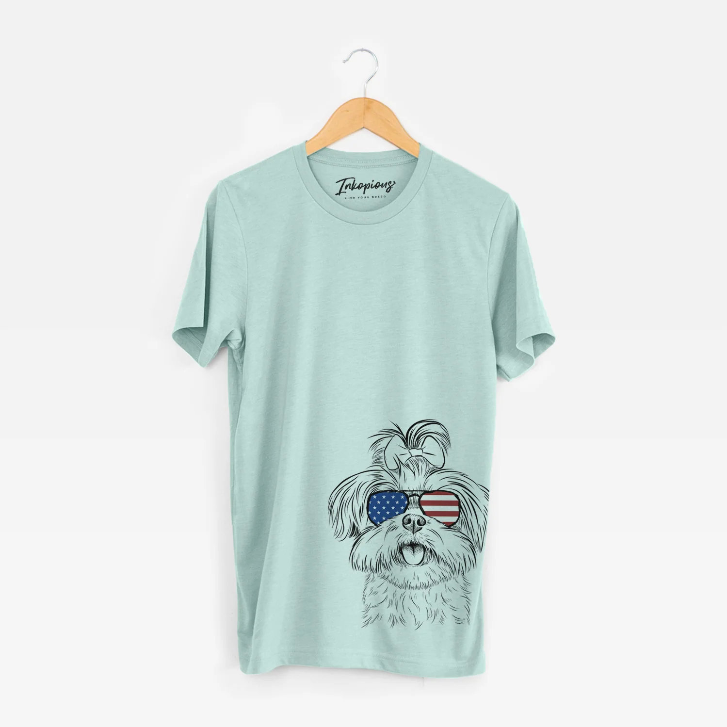USA Pebbles the Shorkie - Unisex Crewneck - Image 5