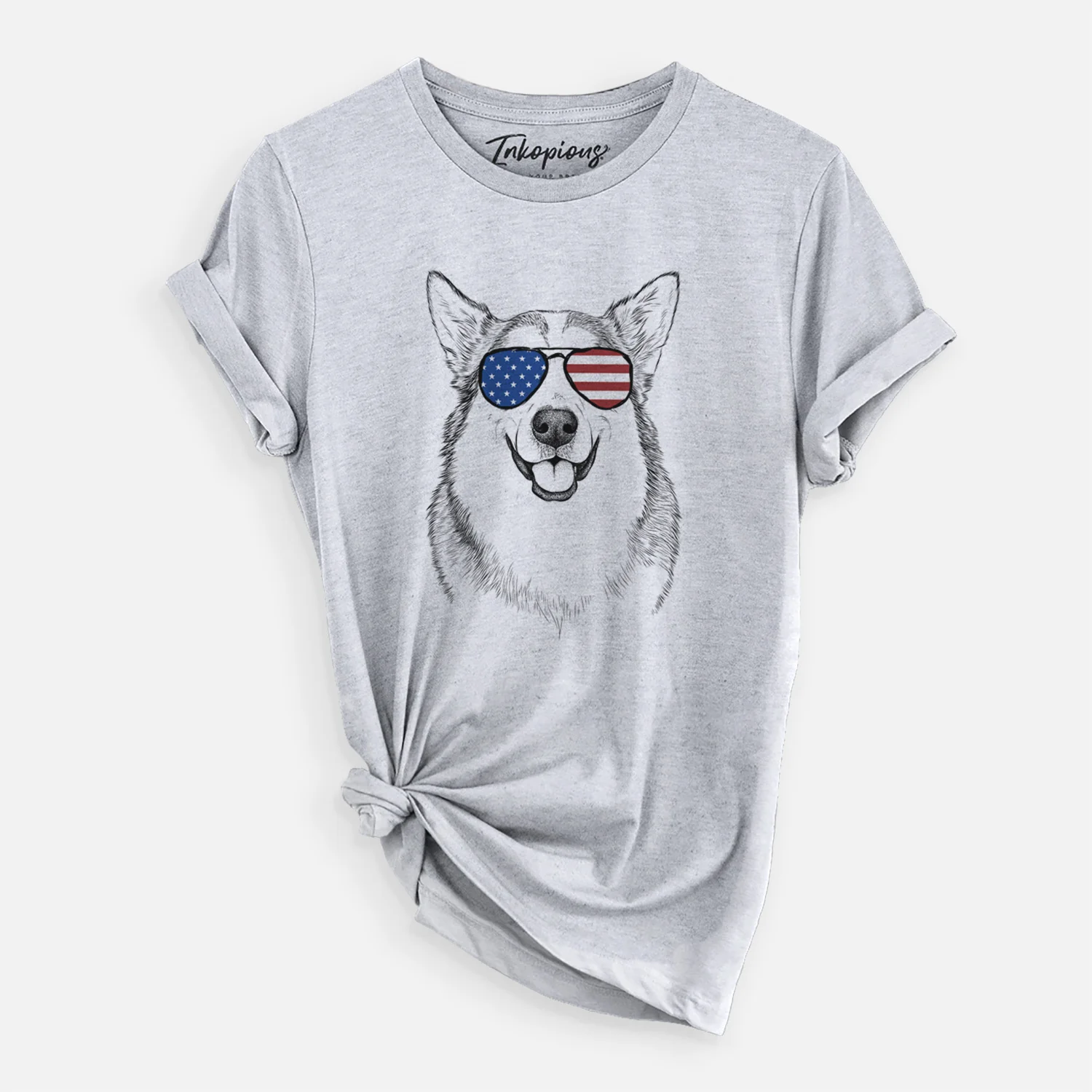 USA Vader the Alaskan Malamute - Unisex Crewneck - Image 6