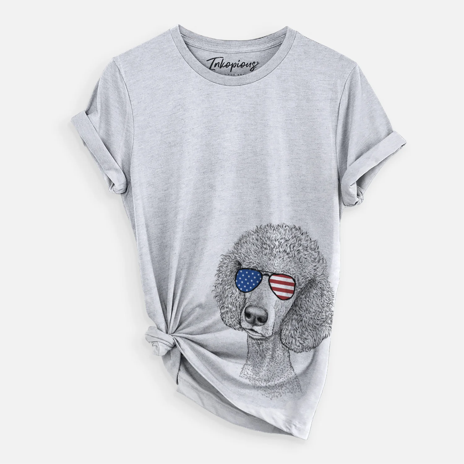 USA Yuki the Poodle - Unisex Crewneck - Image 2